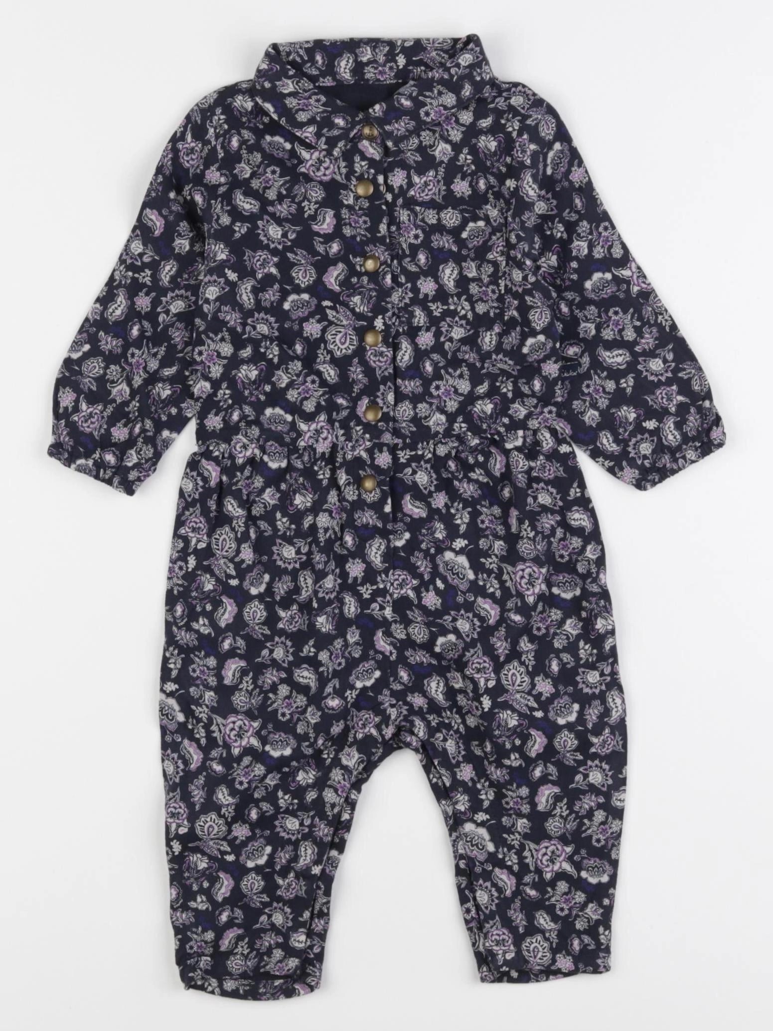 IKKS - combinaison bleu - 3 mois