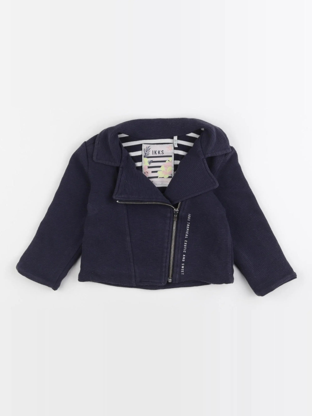 IKKS - veste bleu - 18 mois