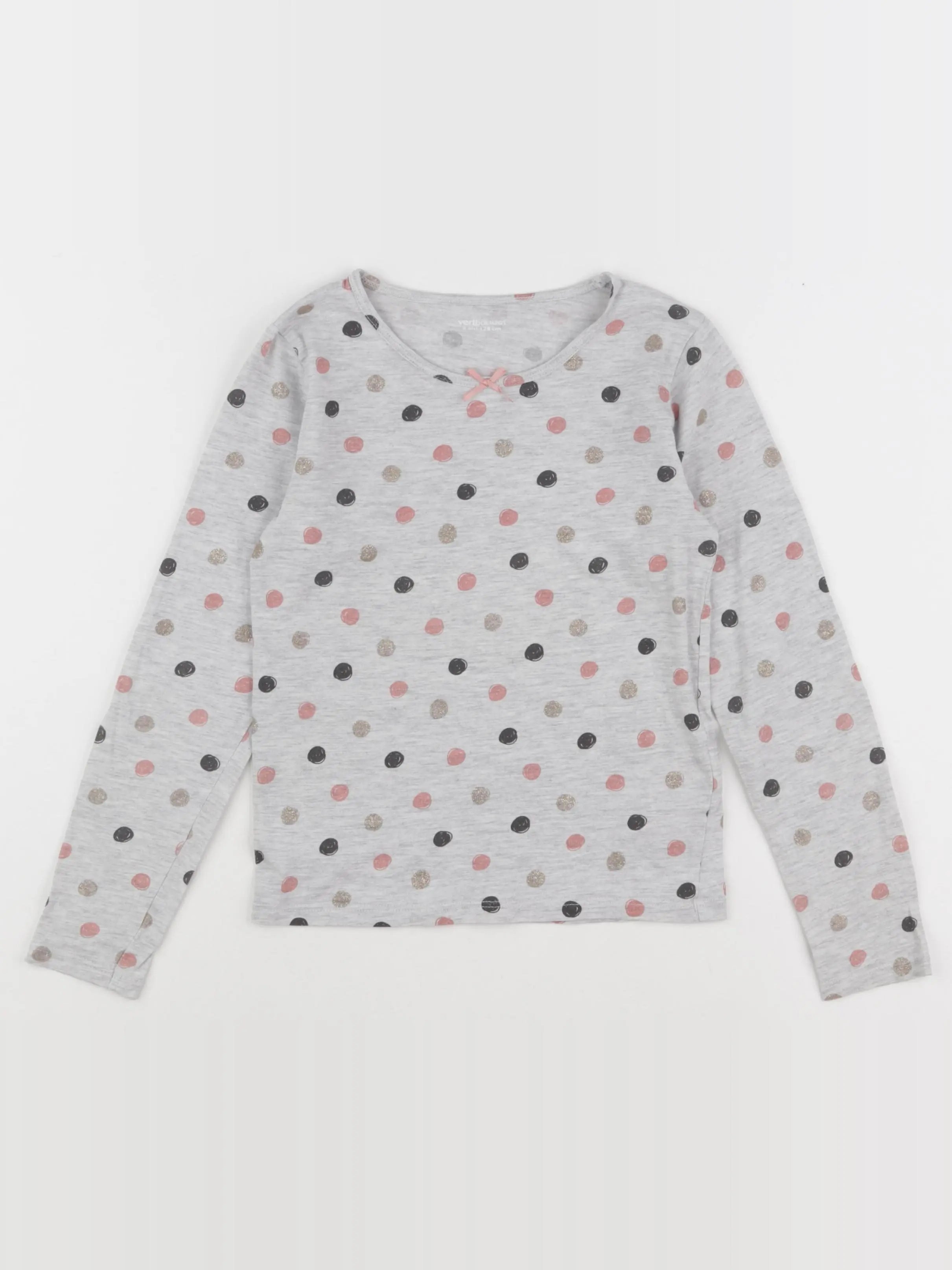 Vertbaudet - maillot de corps gris - 8 ans