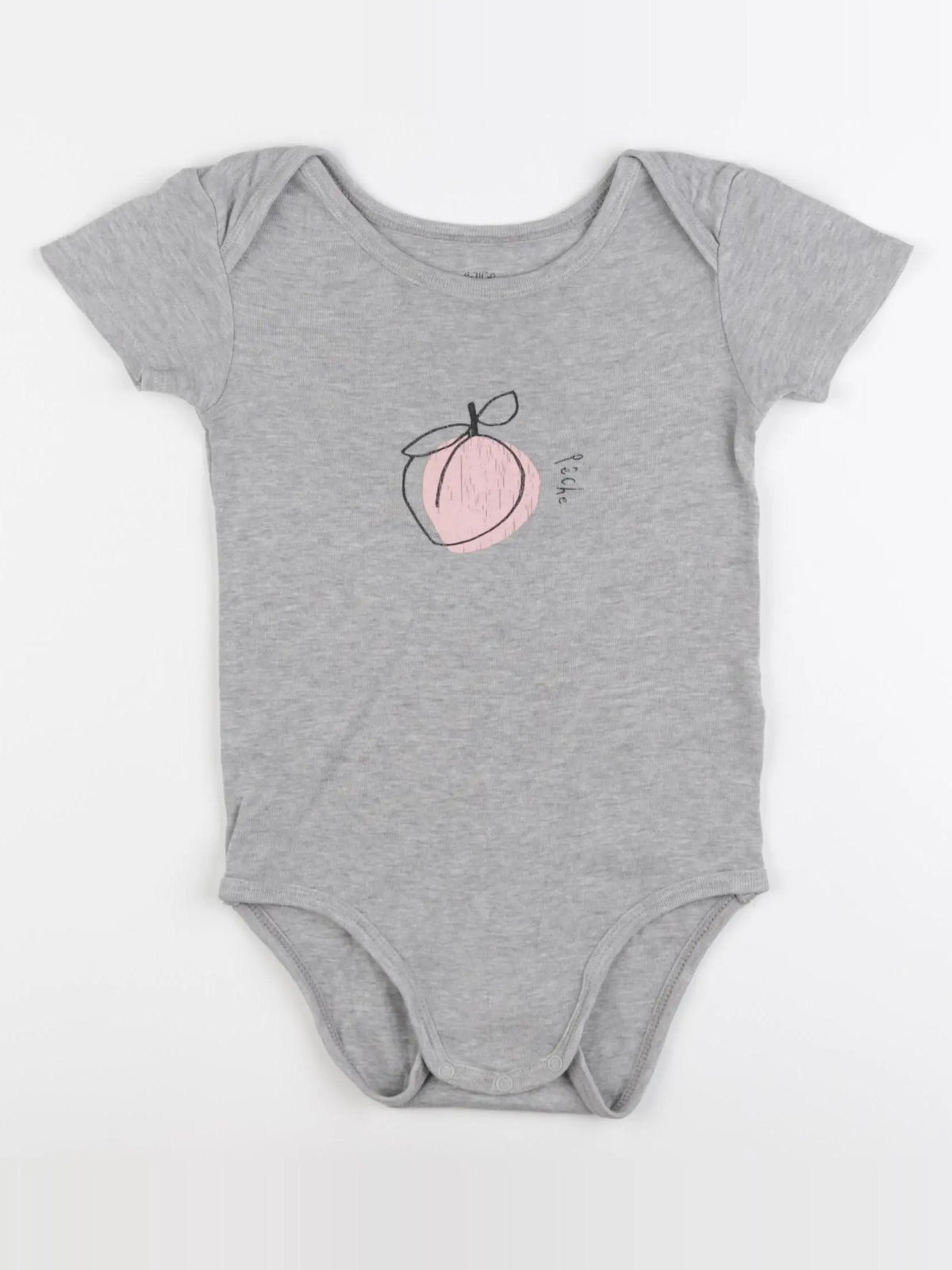 La Redoute - body gris - 3 ans