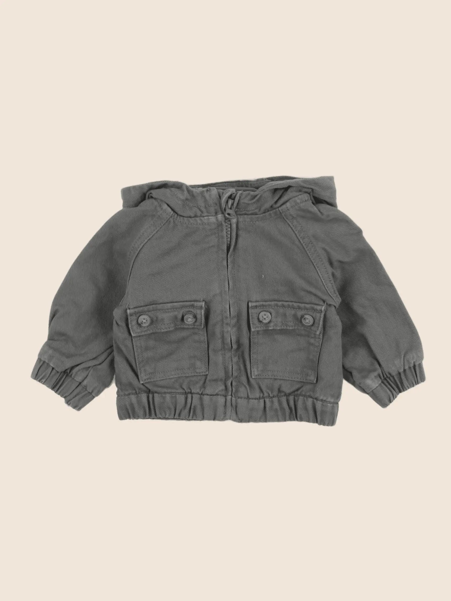 Vertbaudet - veste vert - 3 mois