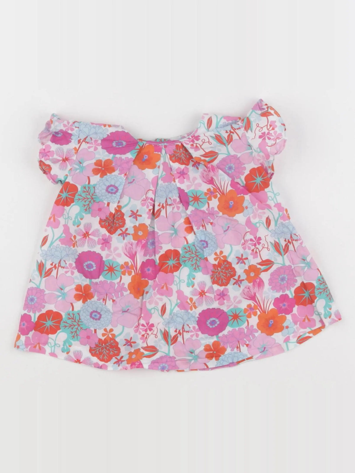 Jacadi - blouse liberty rose - 12 mois