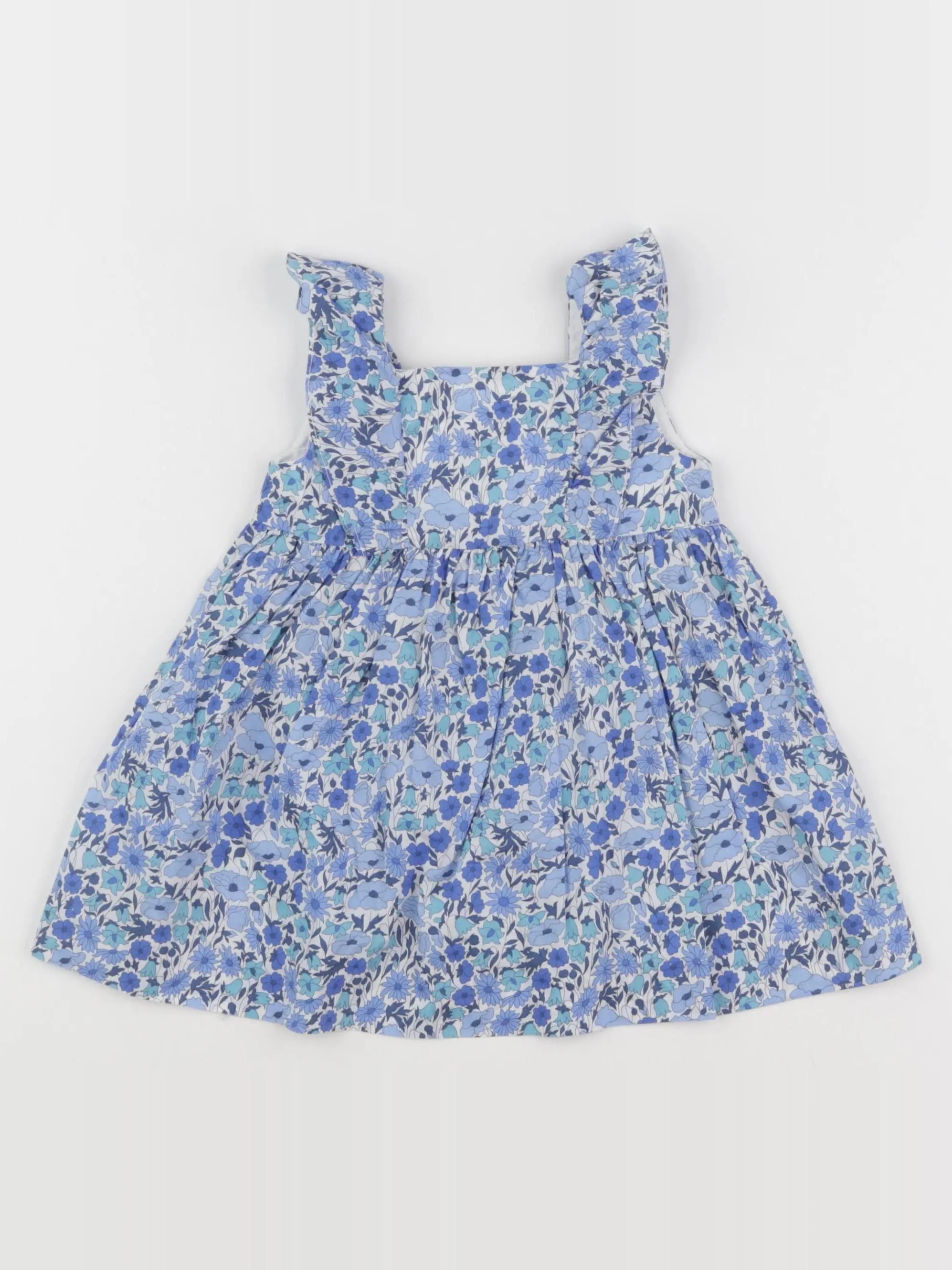 Jacadi - robe liberty bleu - 6 mois