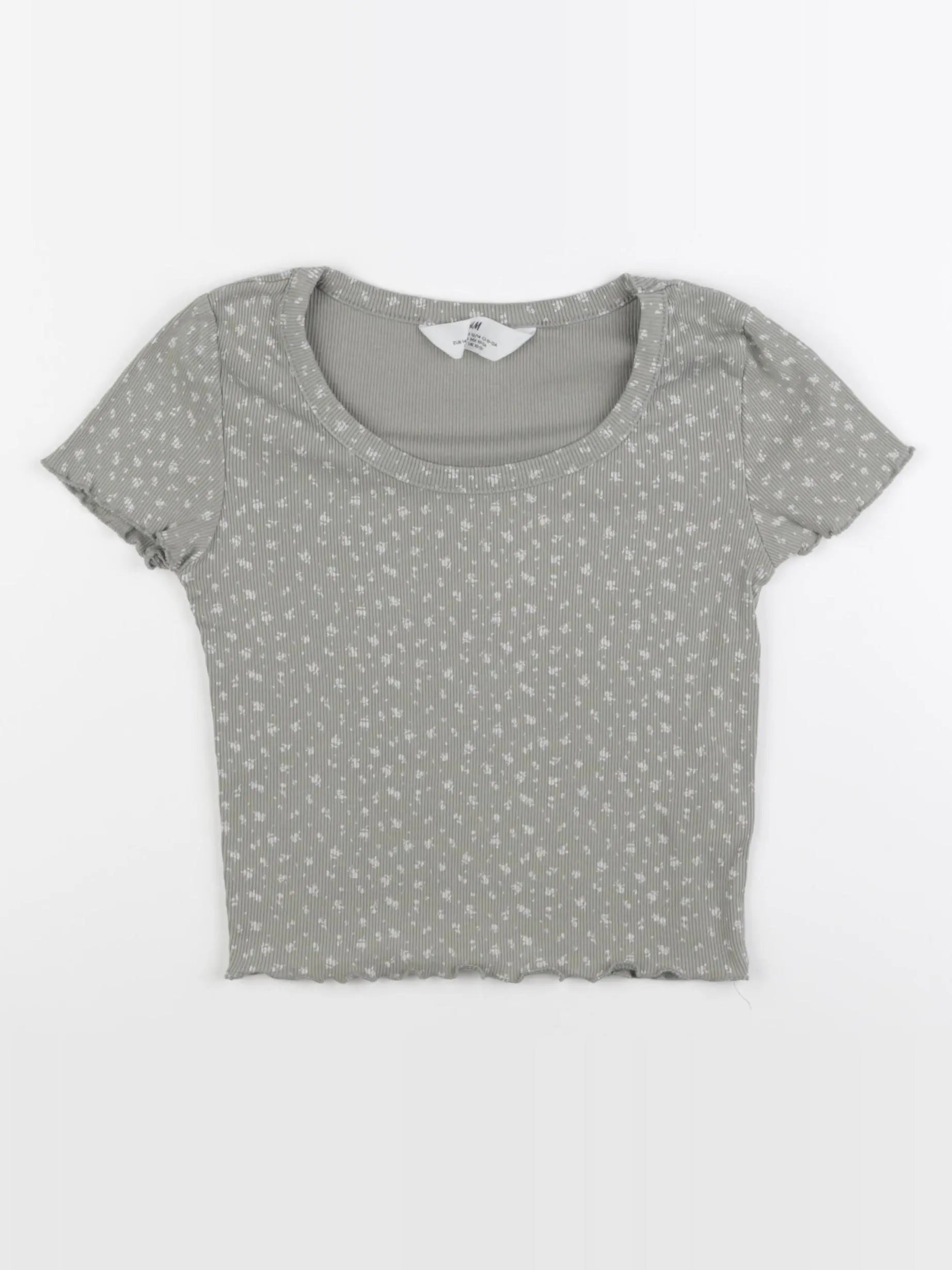 H&M - tee-shirt vert - 10/12 ans
