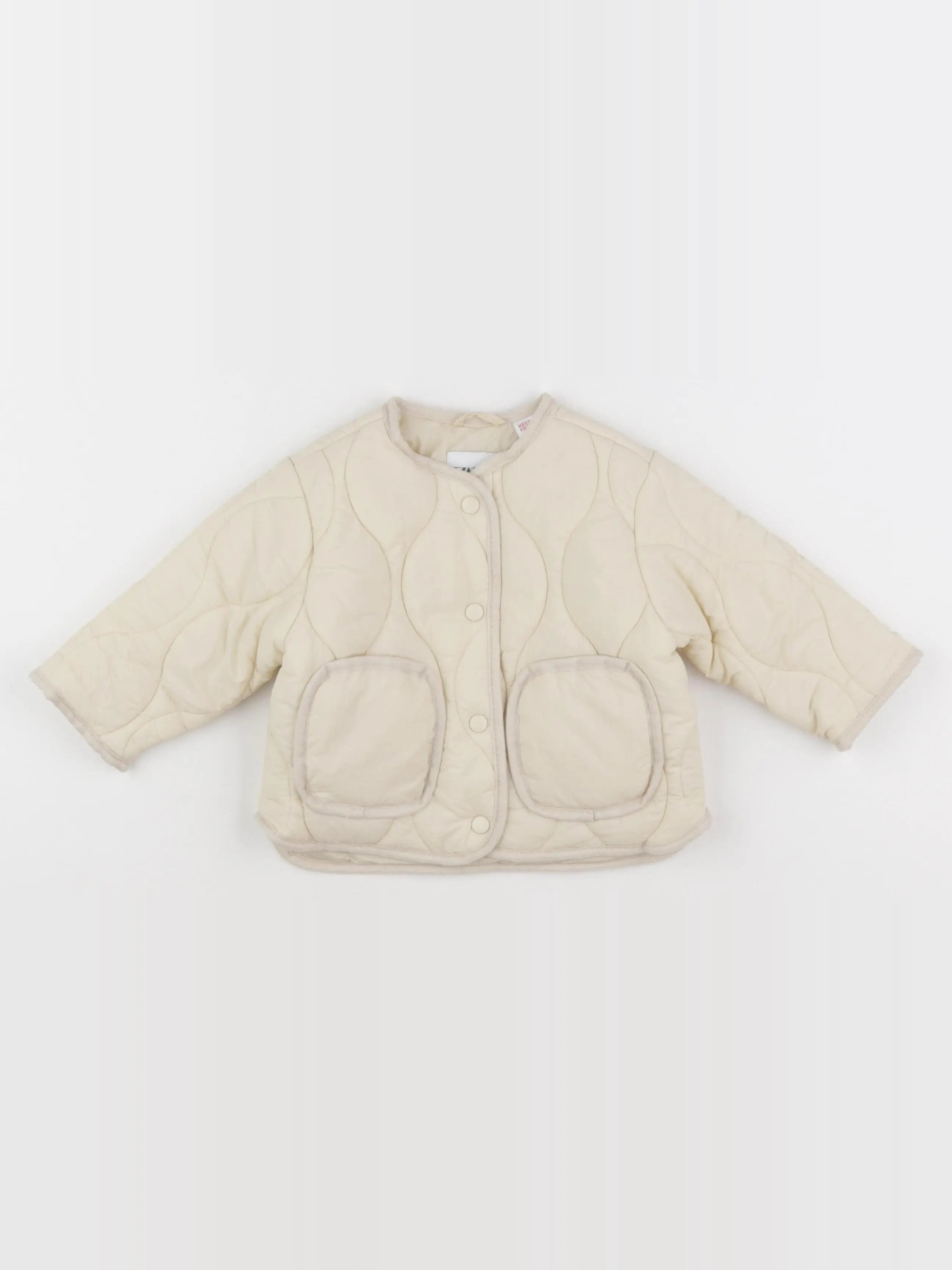 Zara - veste beige - 3/6 mois