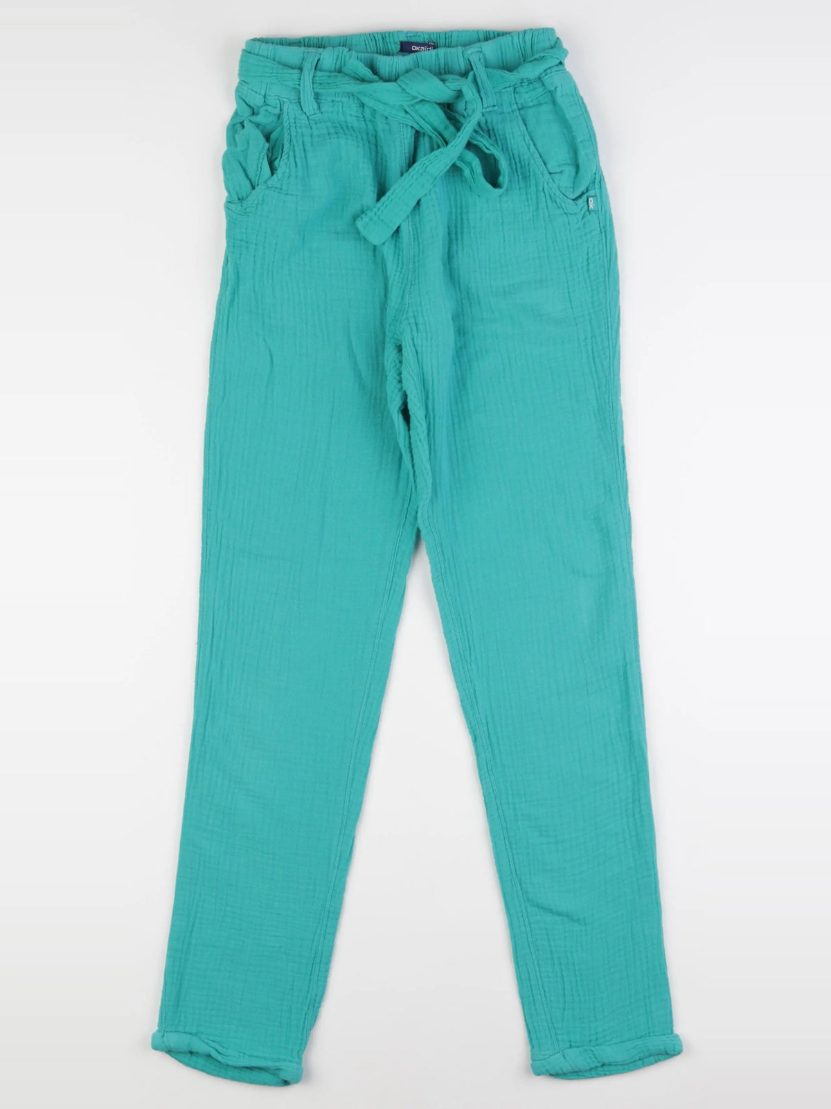 Okaidi - pantalon vert - 12 ans