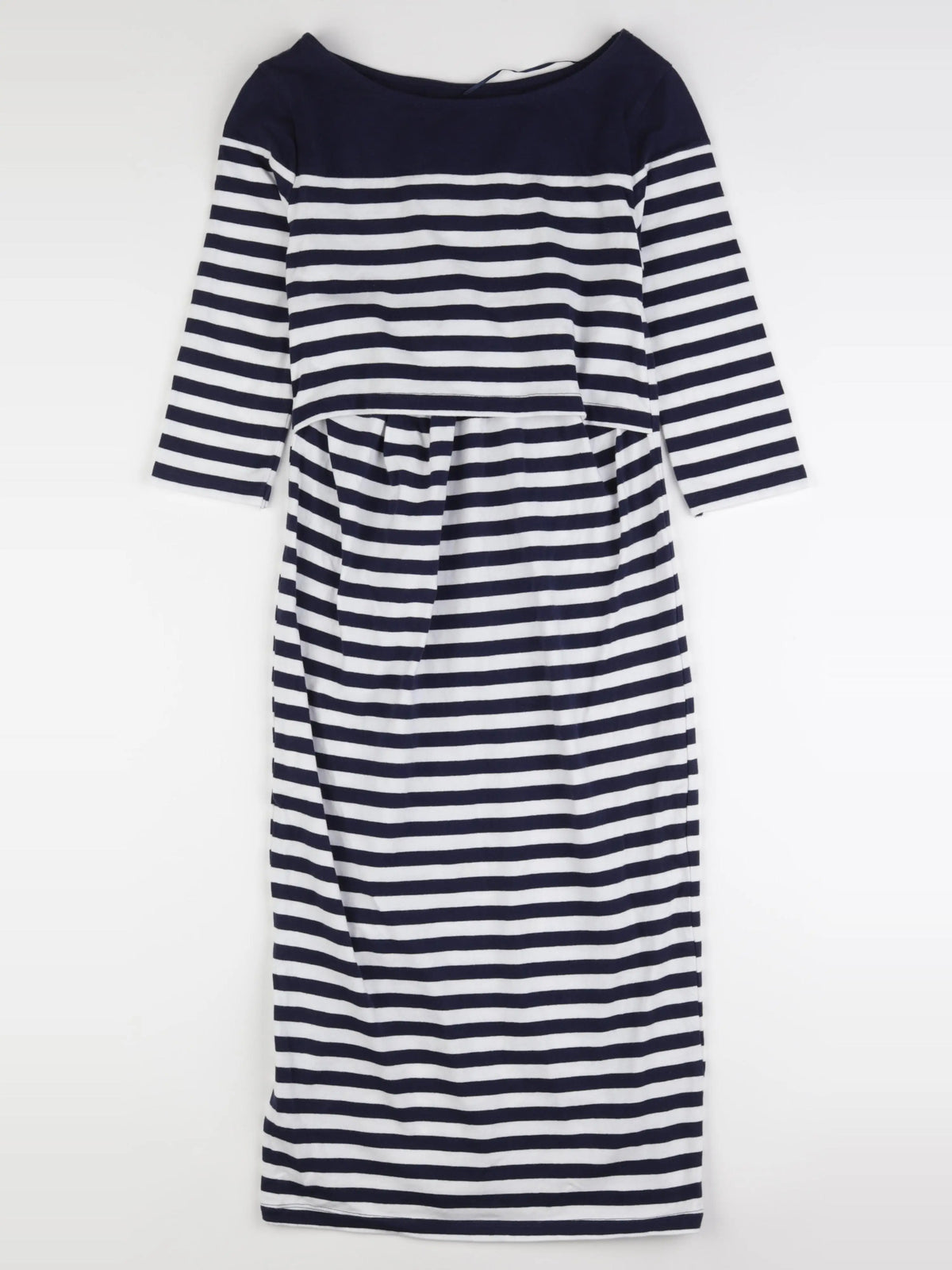 Vertbaudet - robe allaitement bleu, blanc - 34 à 36