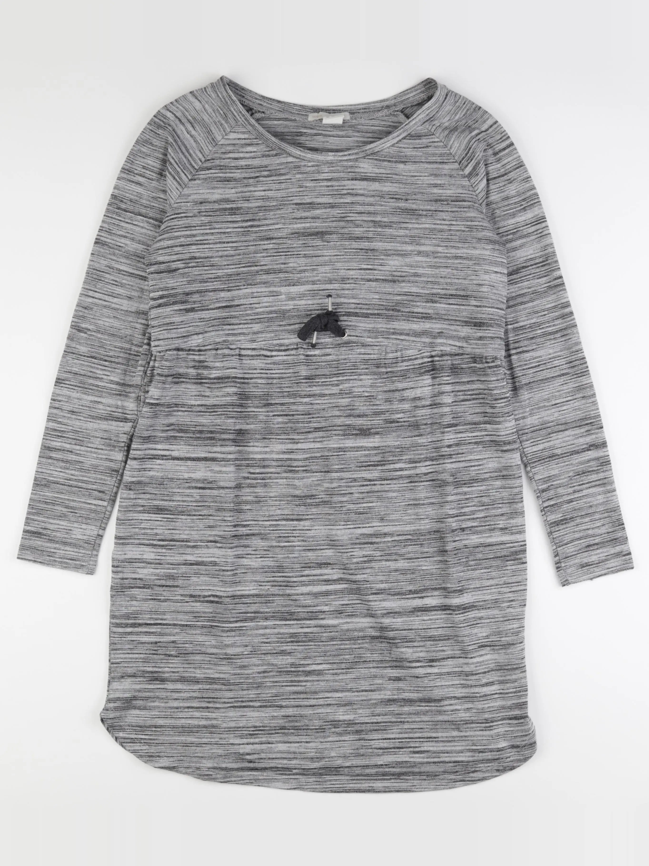 H&M - robe grossesse gris - s