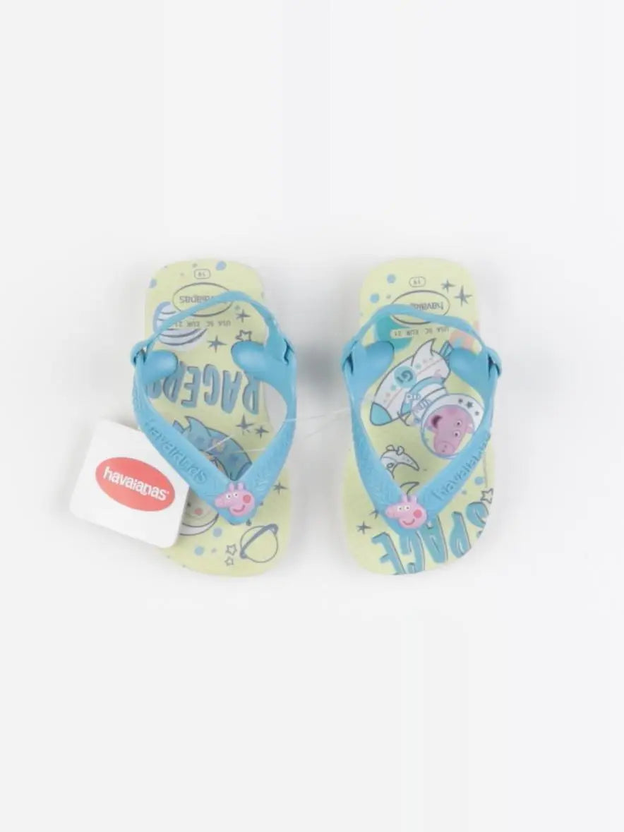 Havaianas - tongs jaune, bleu - pointure 19