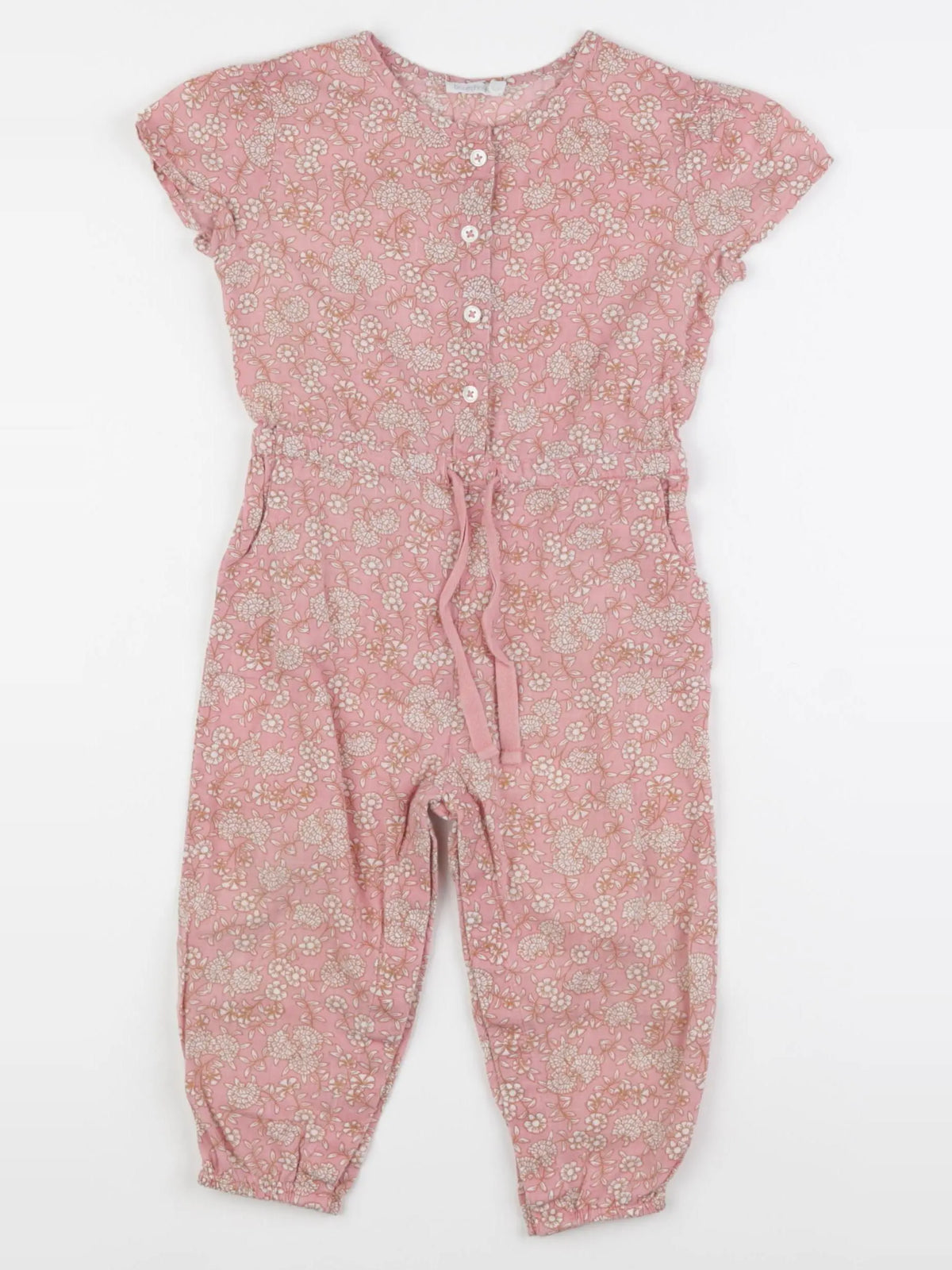 Boutchou - combinaison rose - 12 mois