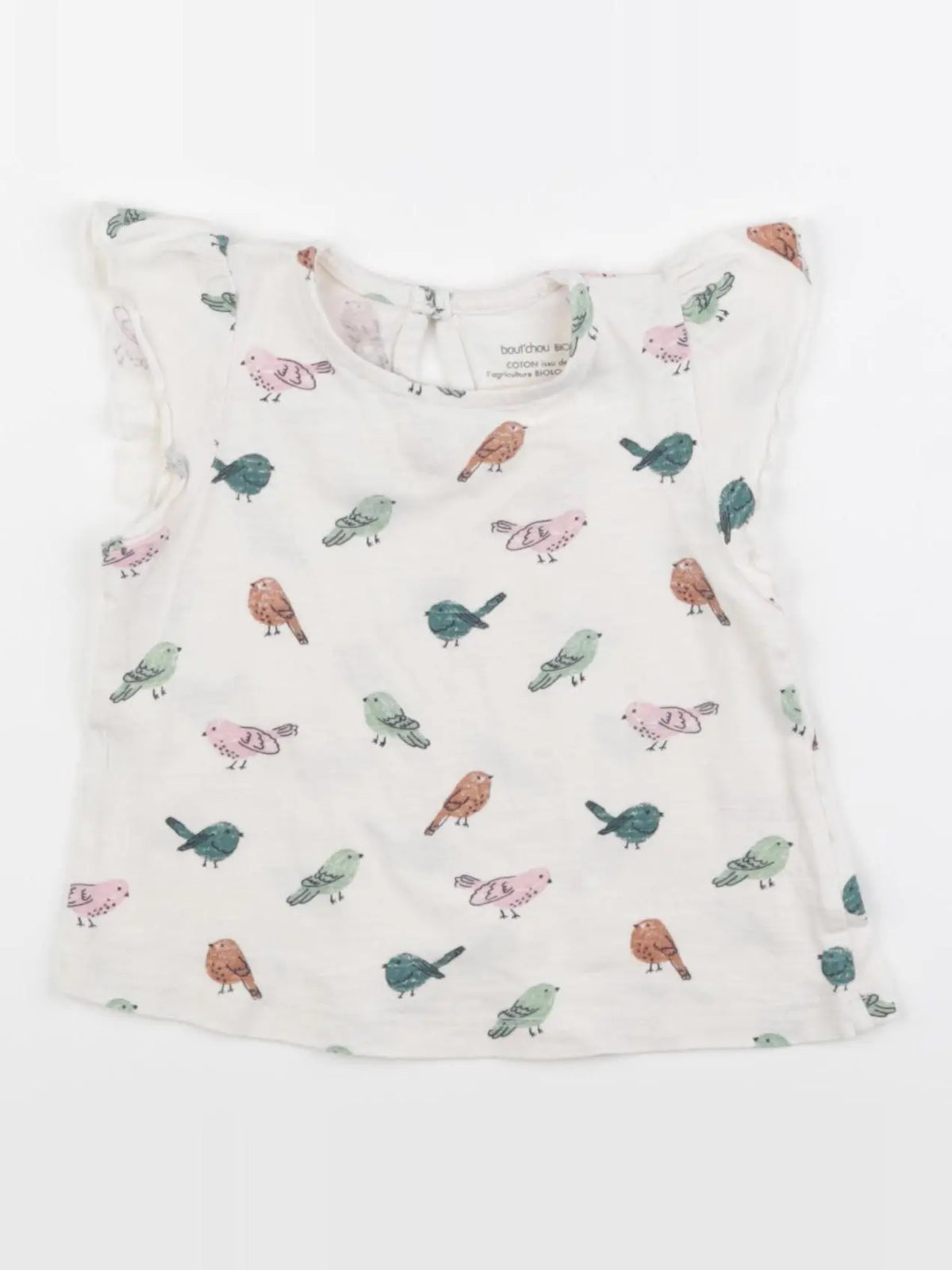 Boutchou - tee-shirt multicolore - 12 mois