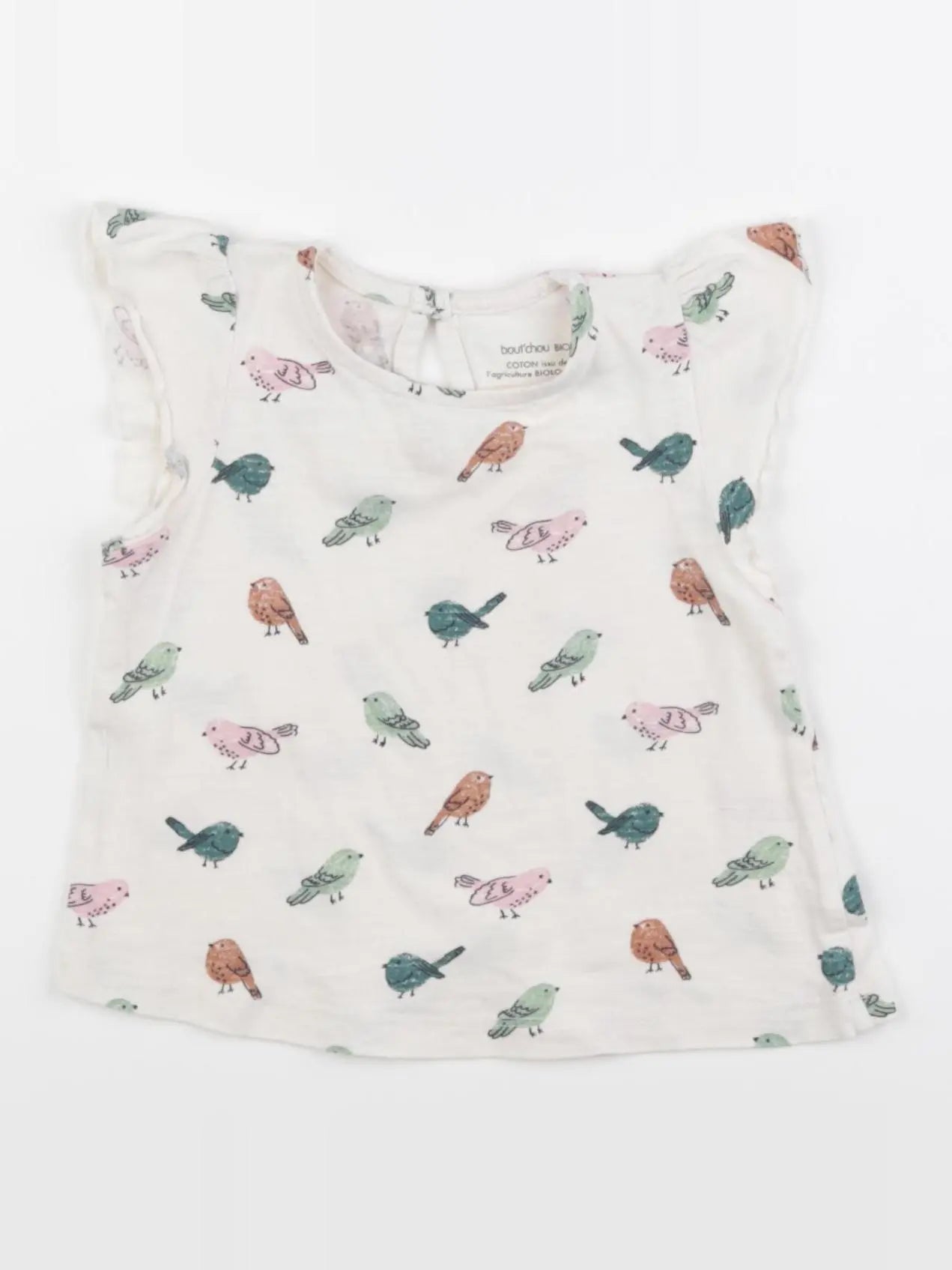 Boutchou - tee-shirt multicolore - 12 mois
