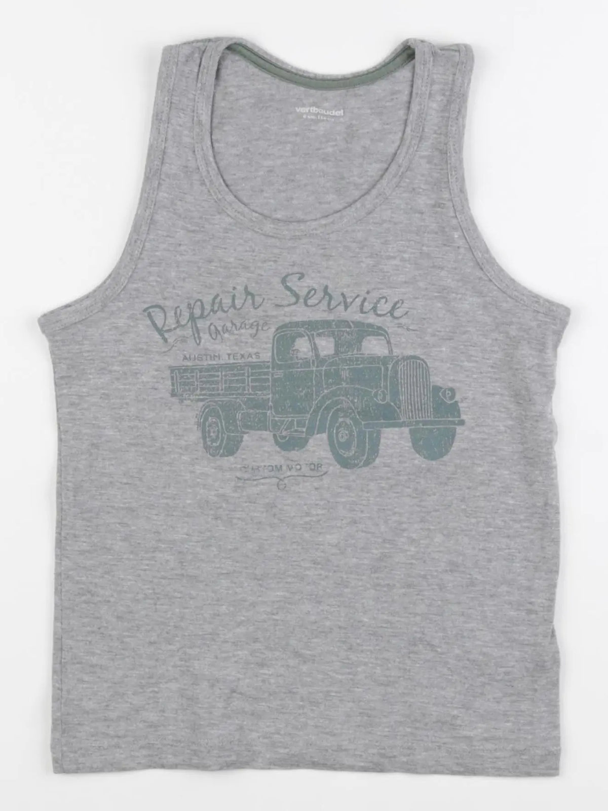 Vertbaudet - débardeur gris - 6 ans
