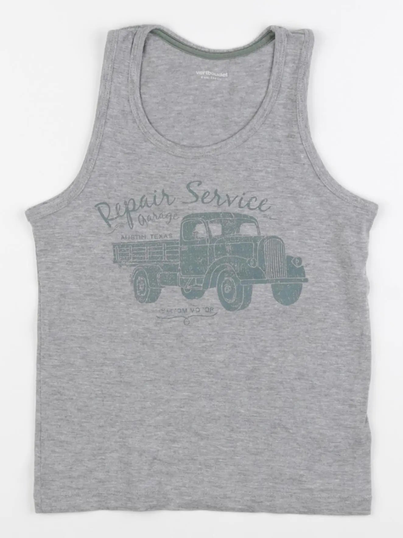 Vertbaudet - débardeur gris - 6 ans