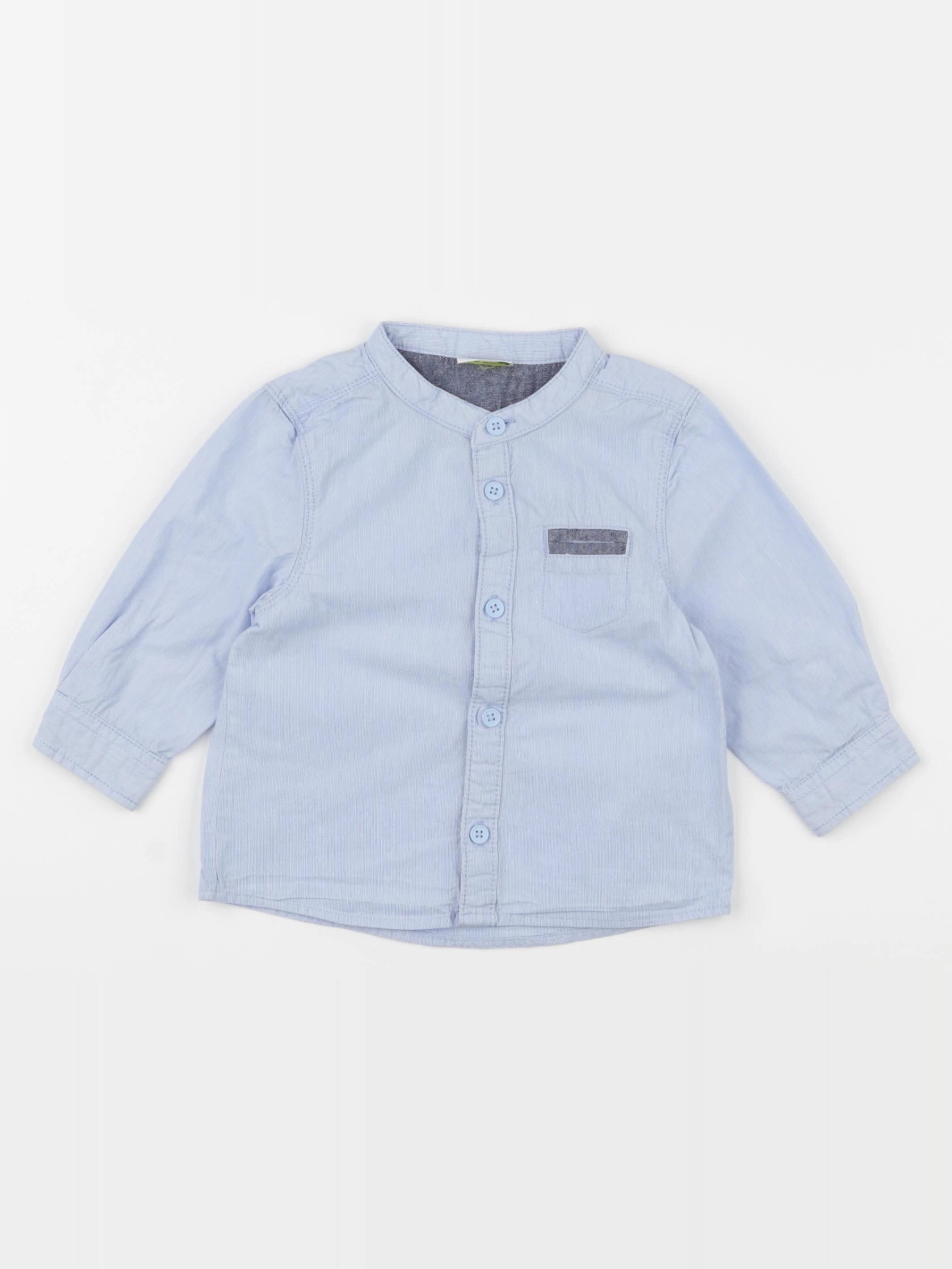 Tape à l'oeil - chemise bleu - 12 mois