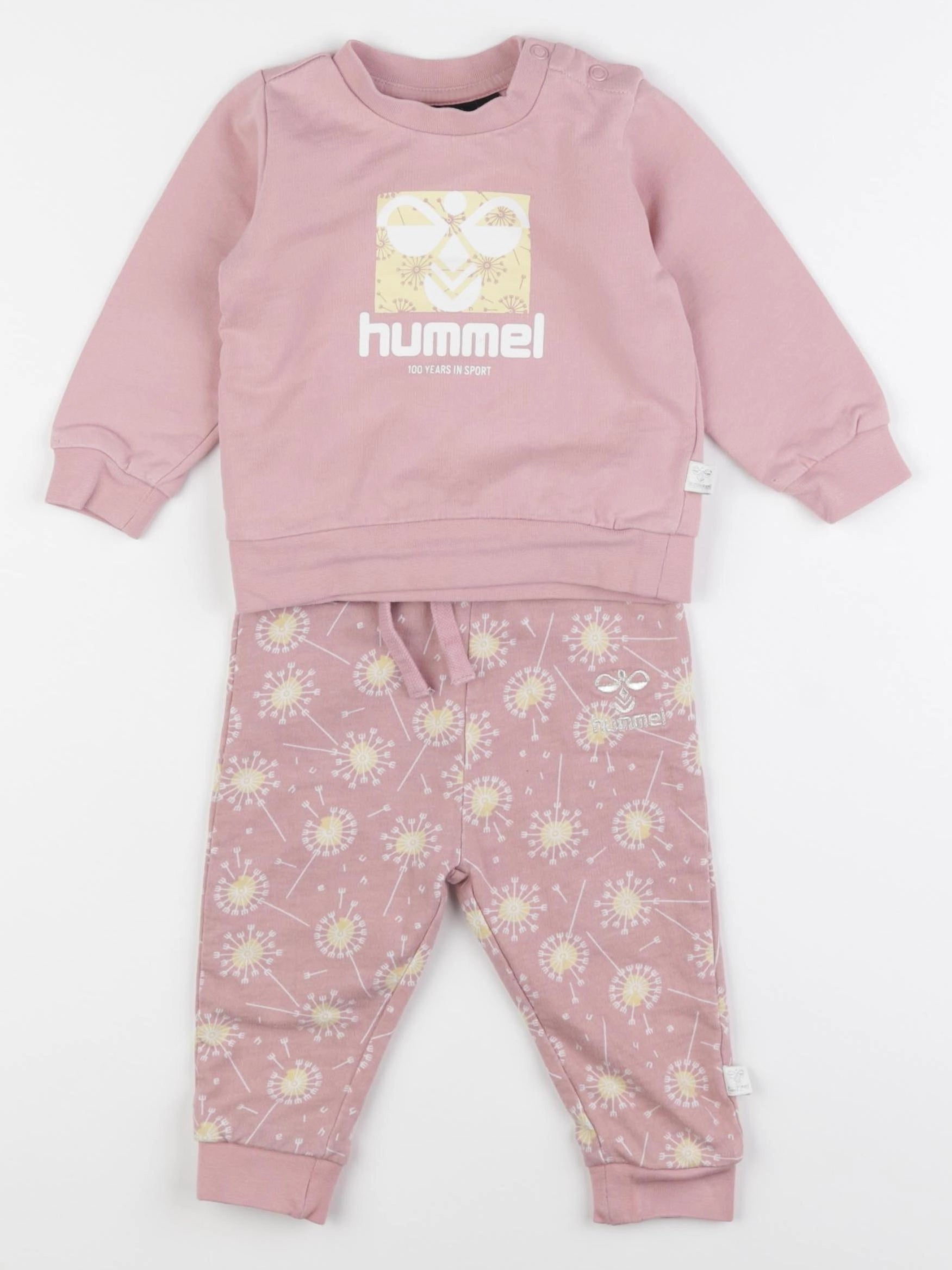 Hummel - ensemble rose - 4/6 mois