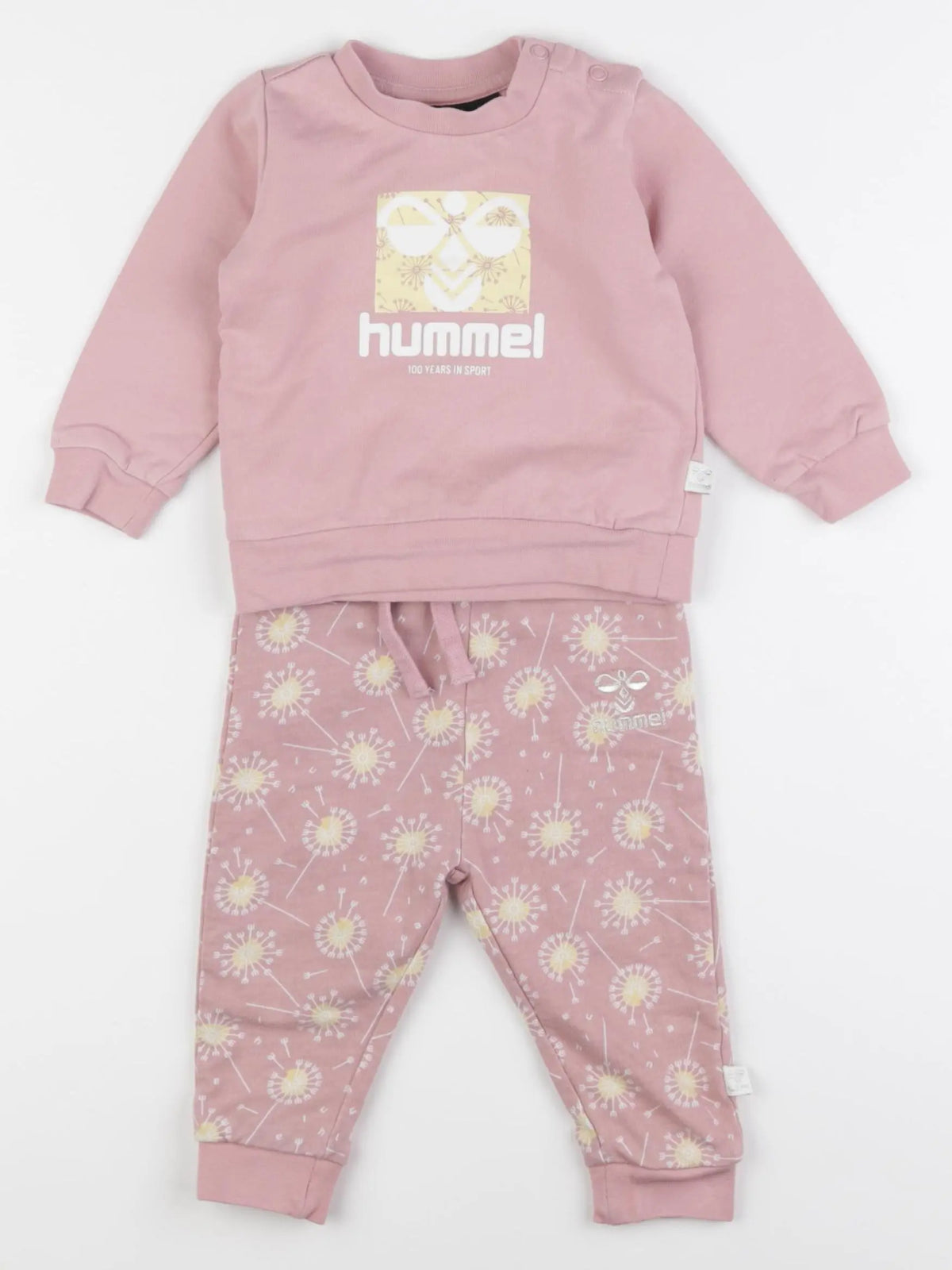 Hummel - ensemble rose - 4/6 mois