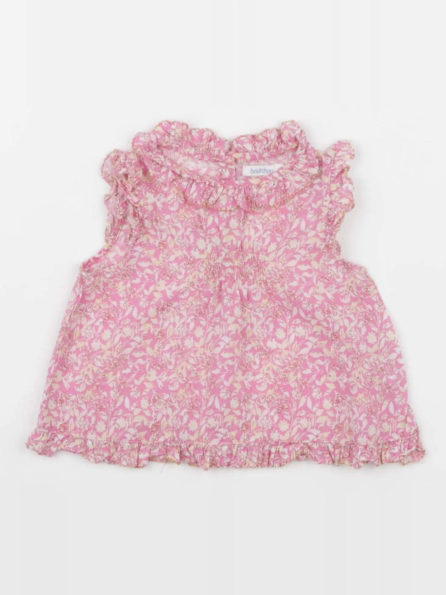 Boutchou - blouse rose - 6 mois