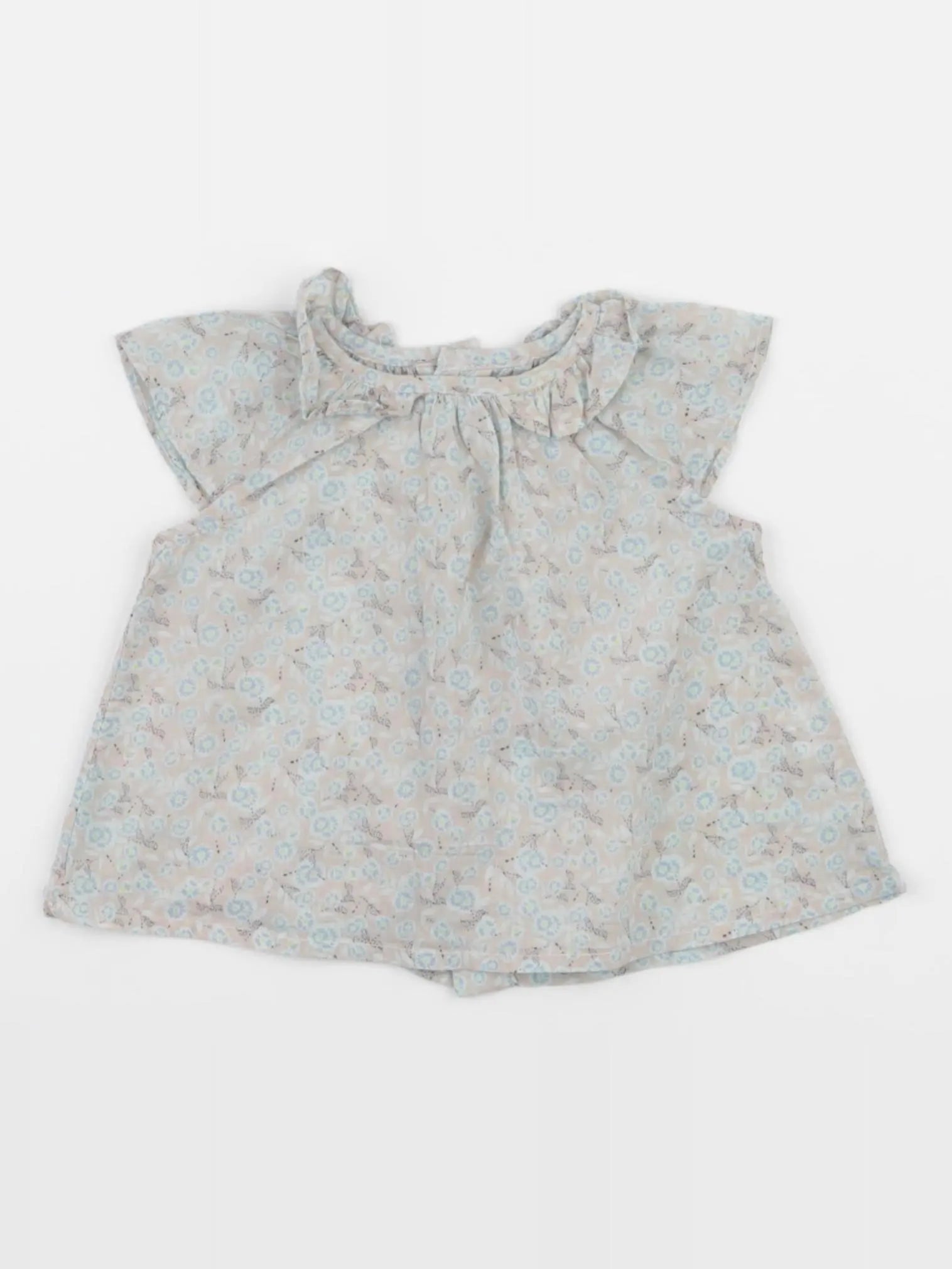 Boutchou - blouse beige - 3 mois