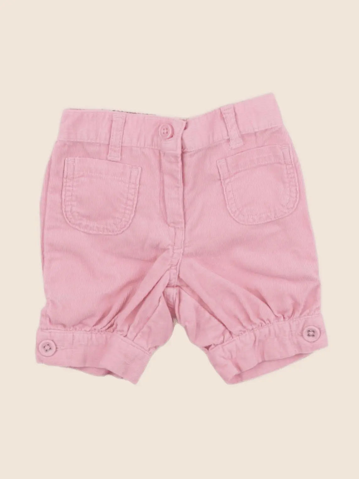 Janie and Jack - short rose - 3/6 mois