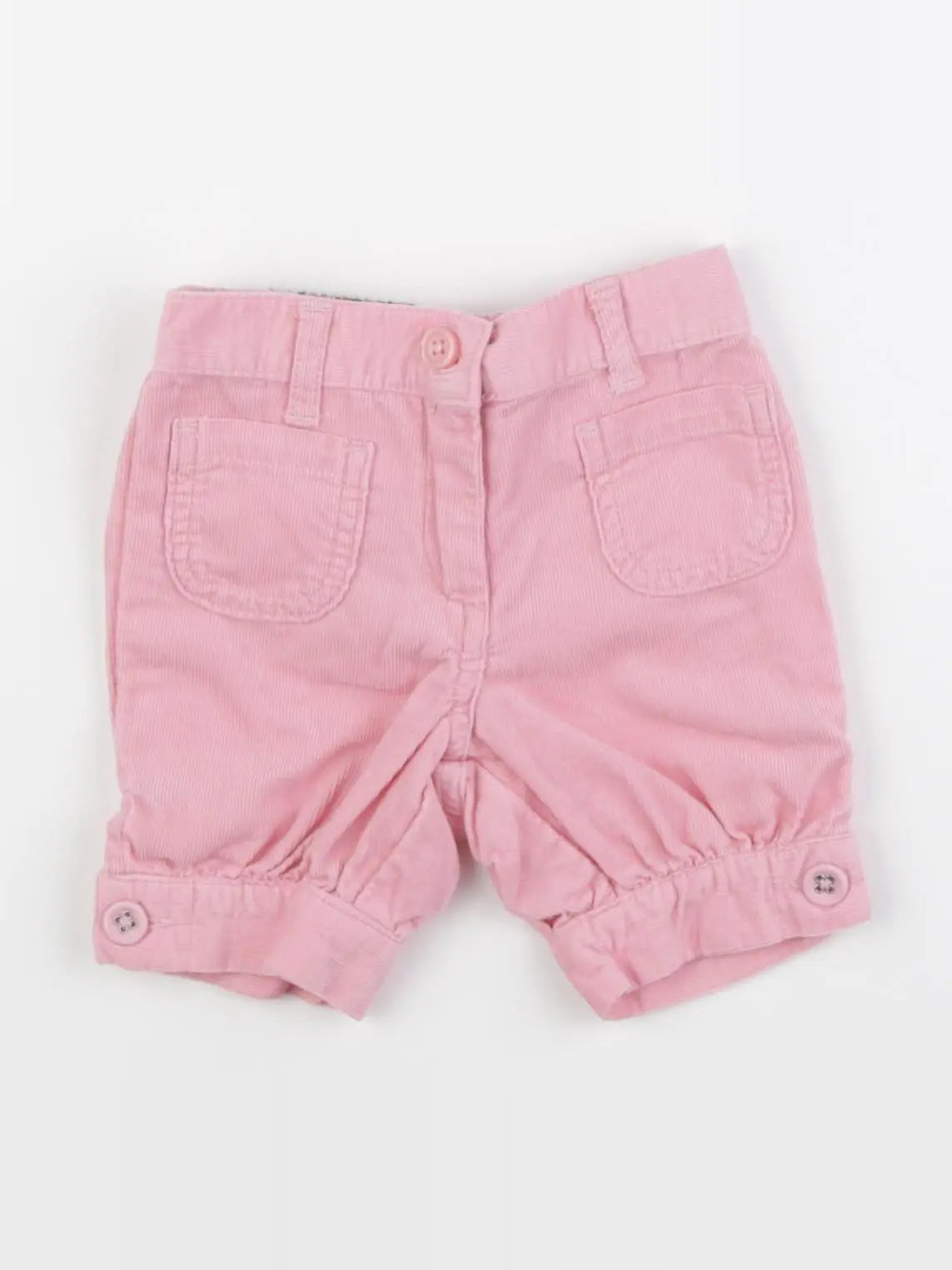 Janie and Jack - short rose - 3/6 mois