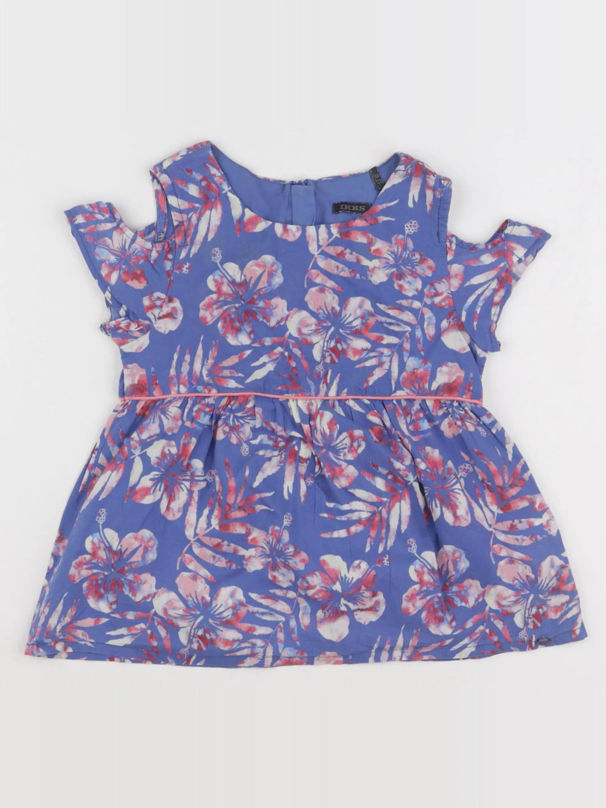 IKKS - blouse bleu - 8 ans
