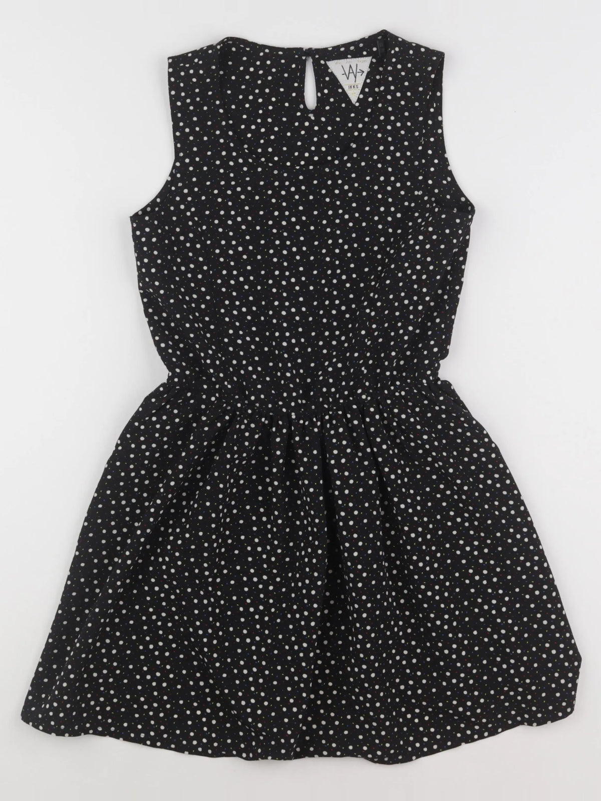 IKKS - robe noir, blanc - 10 ans