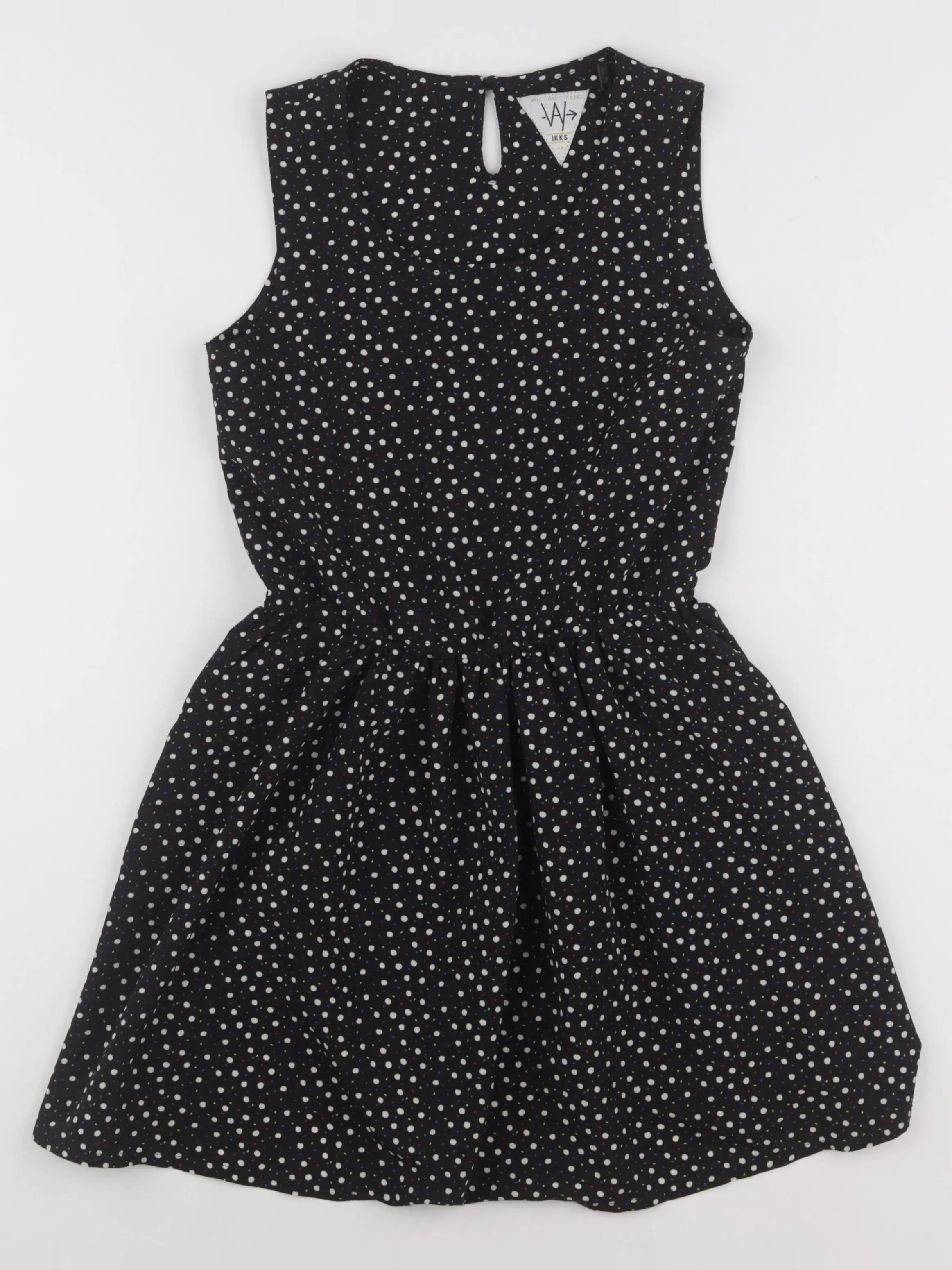 IKKS - robe noir, blanc - 10 ans