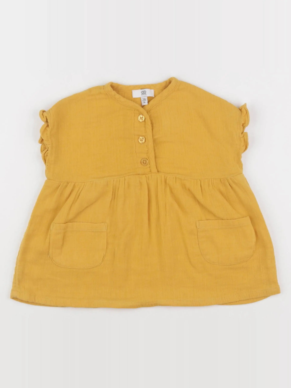 La Redoute - blouse jaune - 2 ans