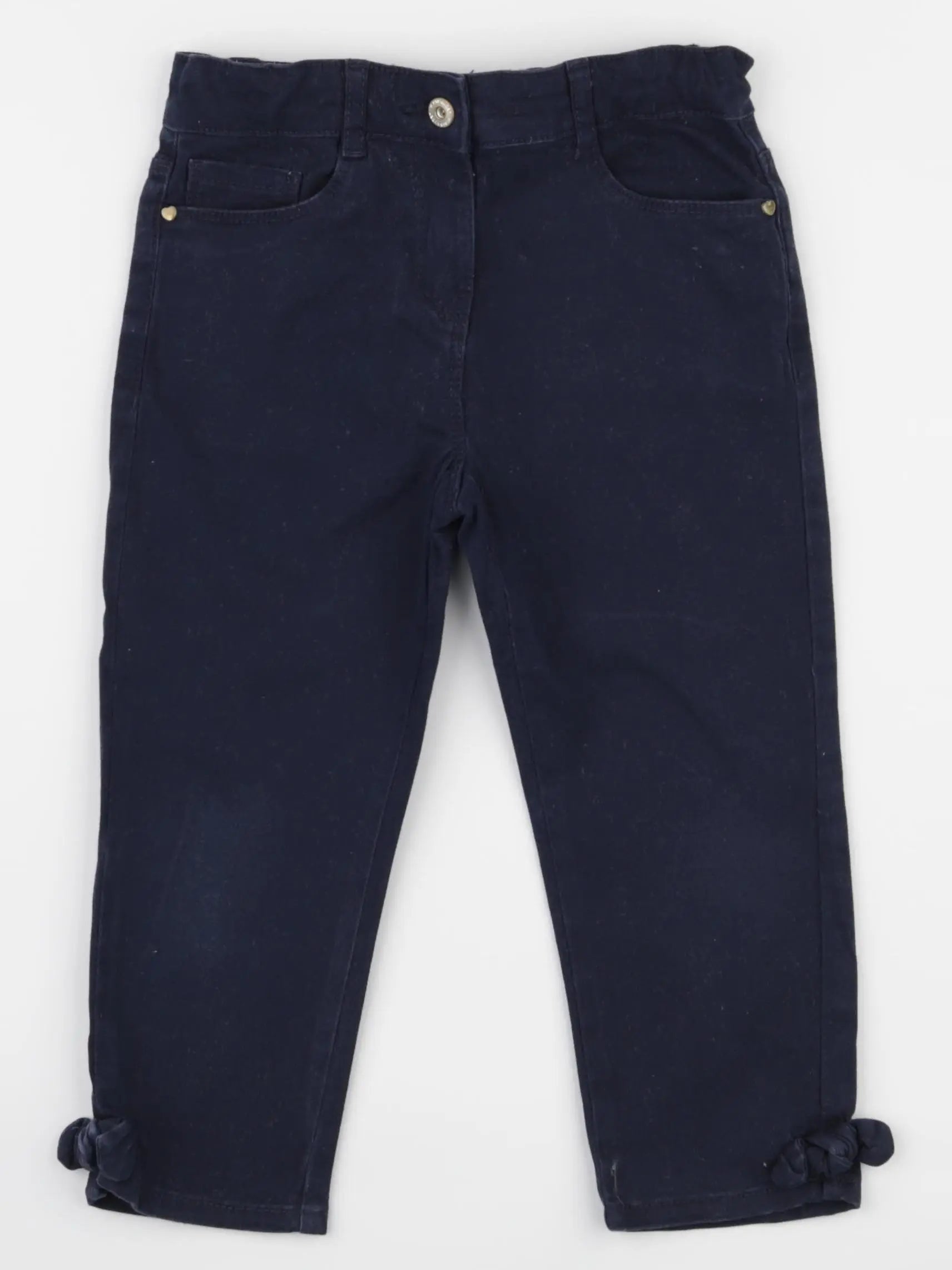 Vertbaudet - pantacourt bleu - 6 ans