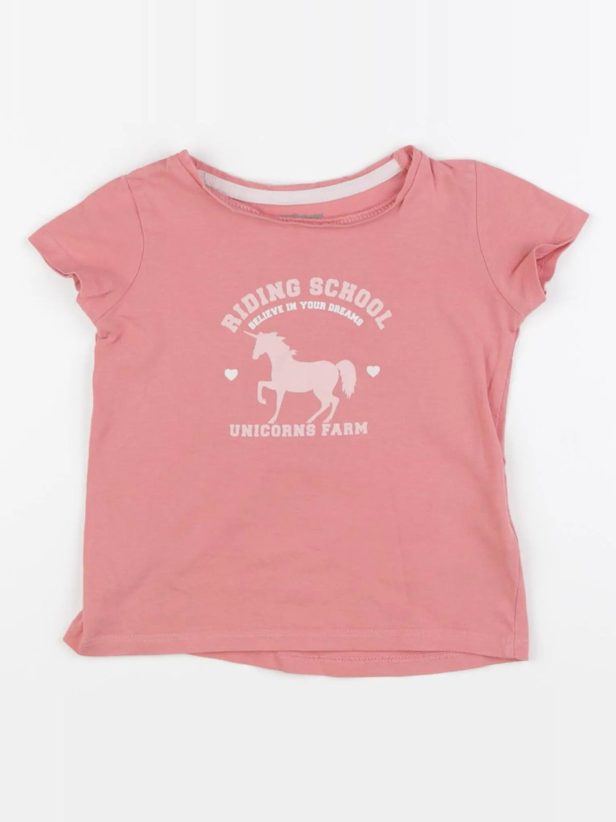 Vertbaudet - tee-shirt rose - 4 ans