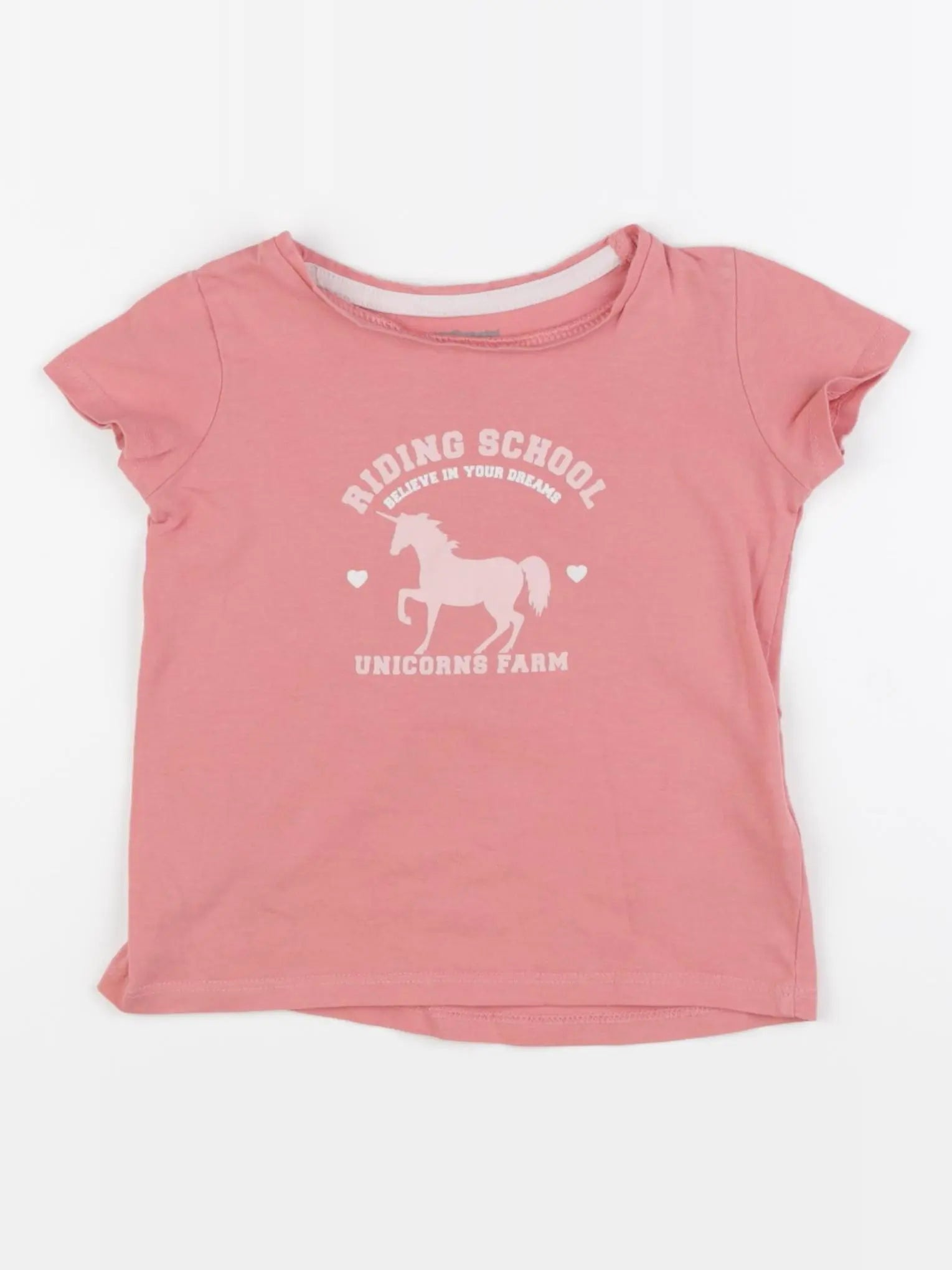 Vertbaudet - tee-shirt rose - 4 ans