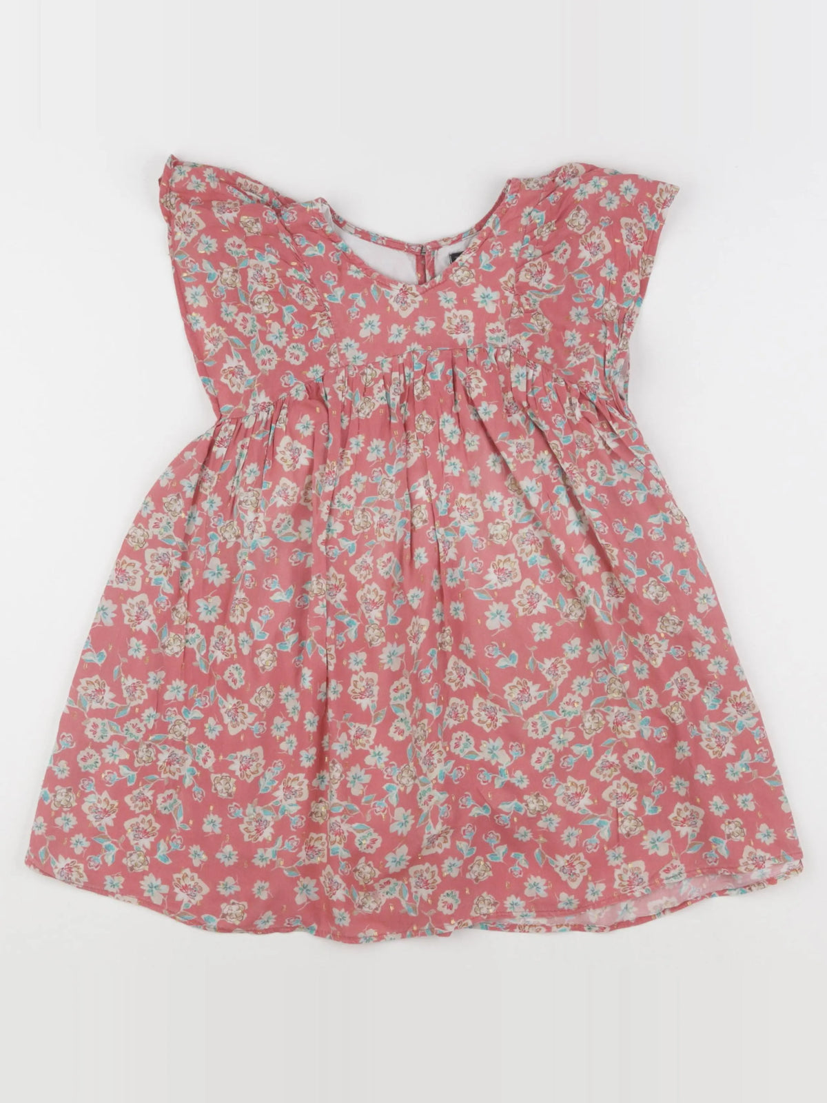 IKKS - robe rose - 4 ans