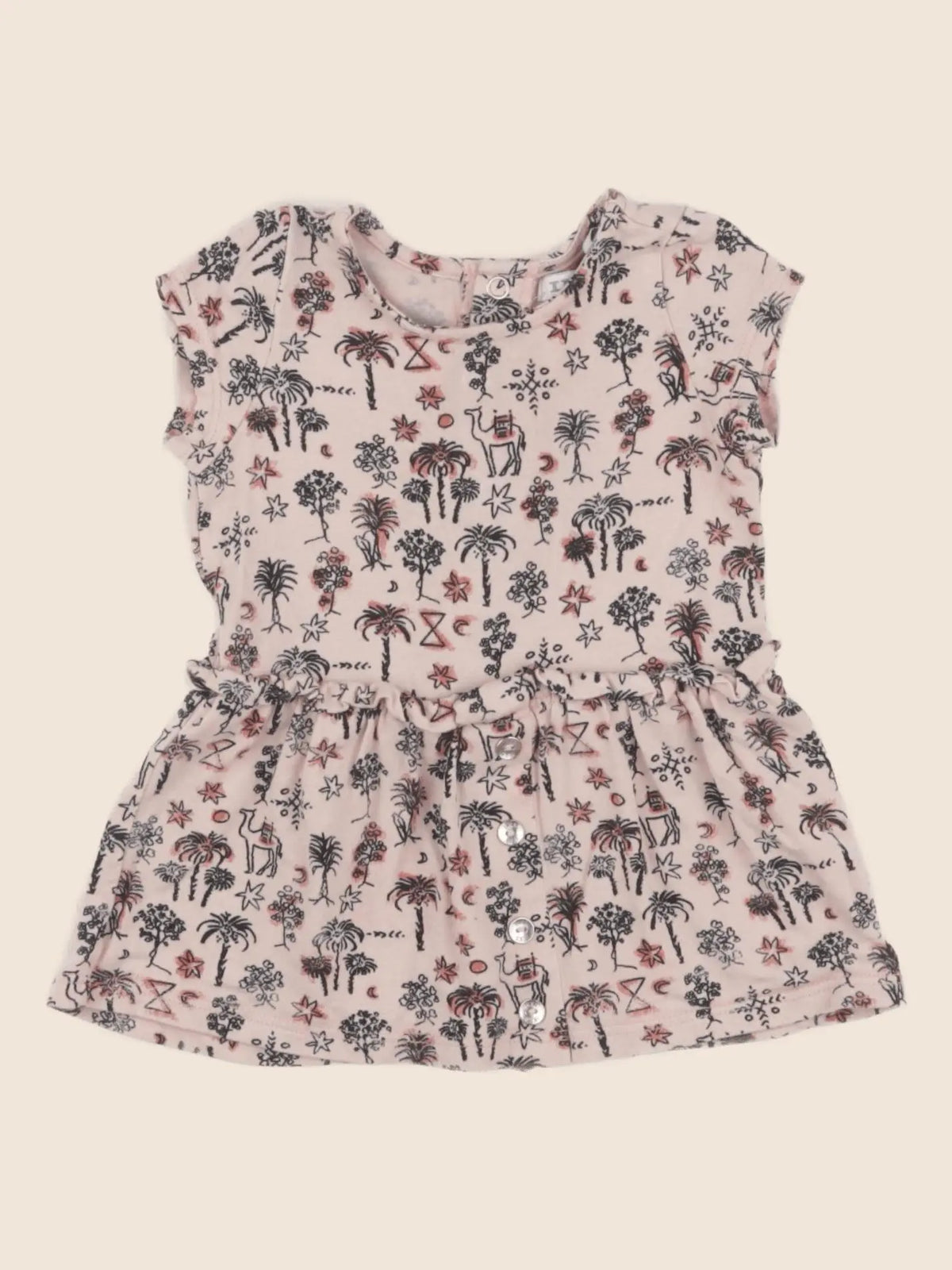 IKKS - robe rose - 3 mois