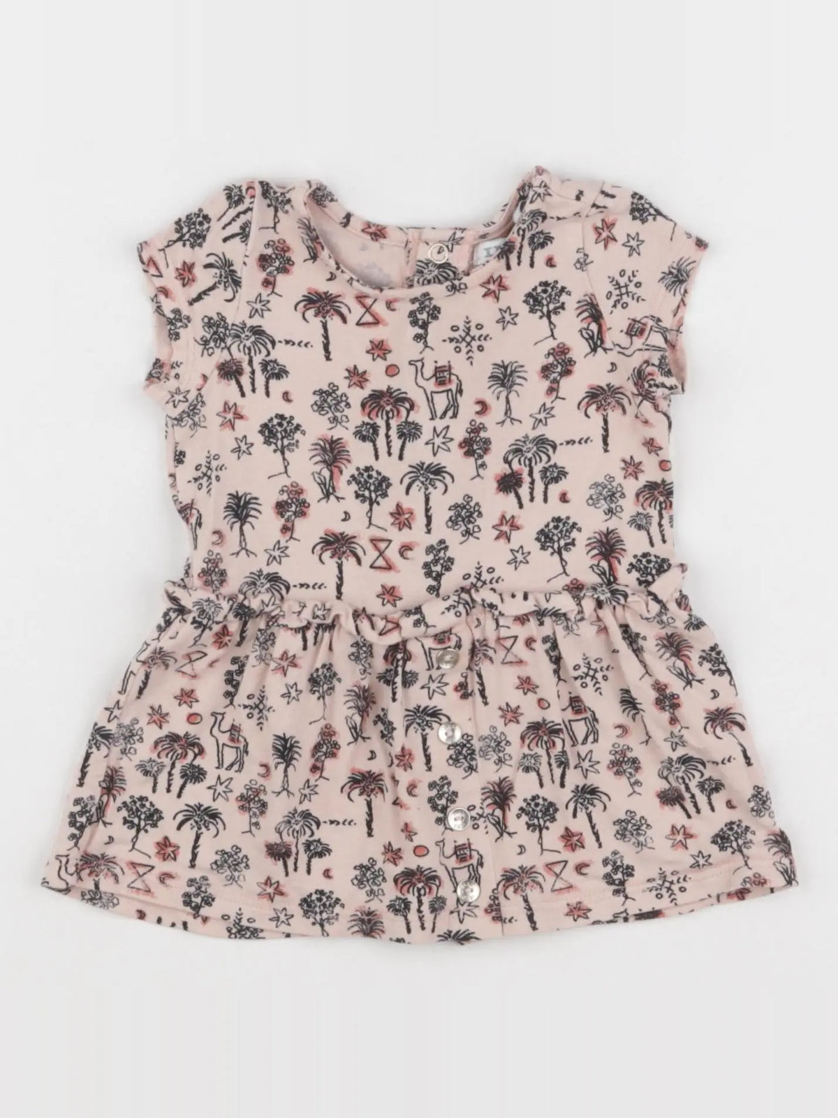 IKKS - robe rose - 3 mois