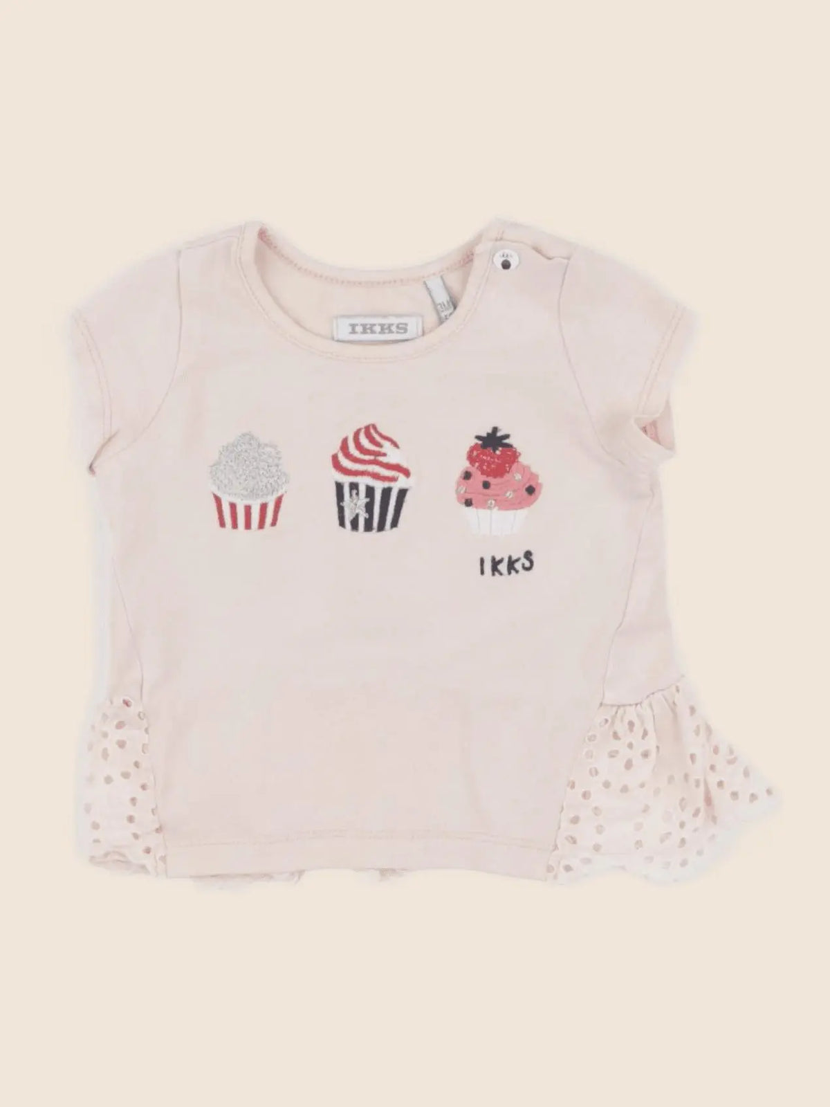 IKKS - tee-shirt rose - 3 mois