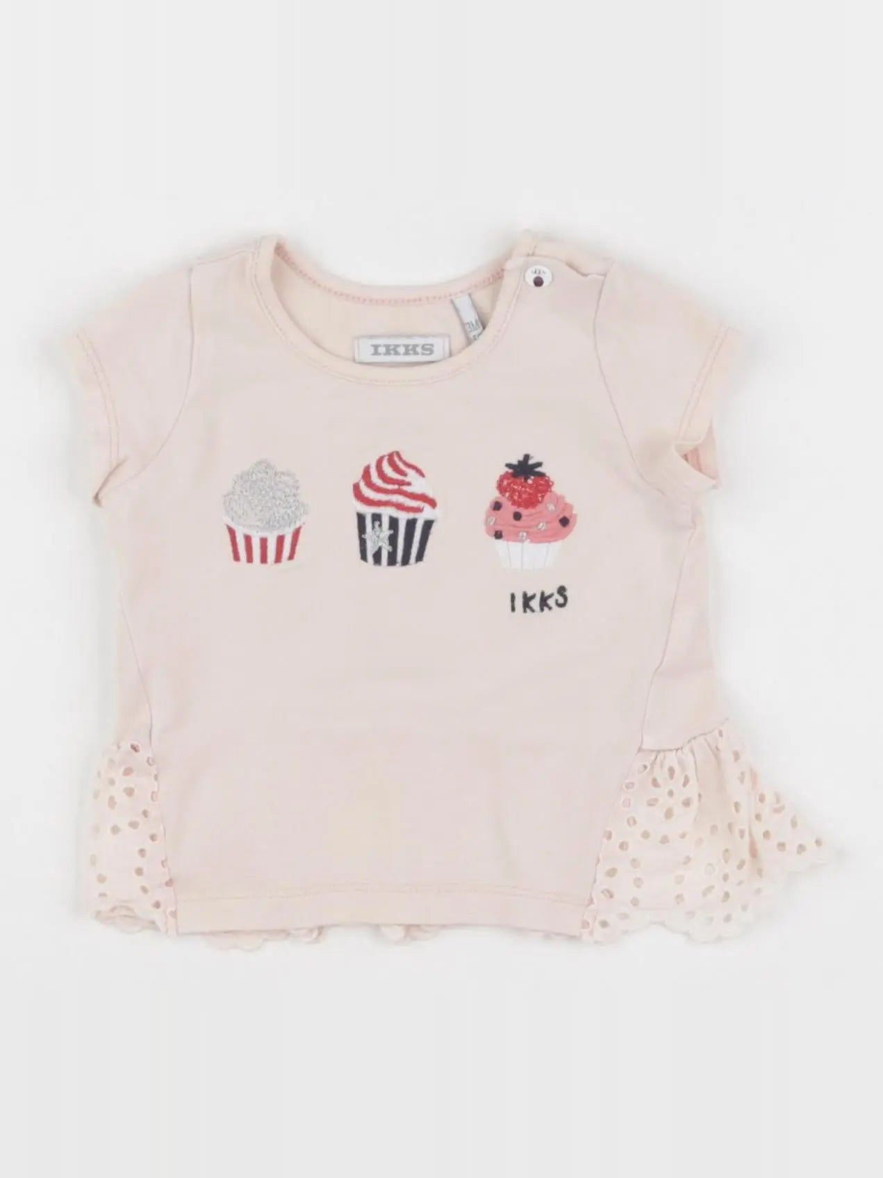 IKKS - tee-shirt rose - 3 mois