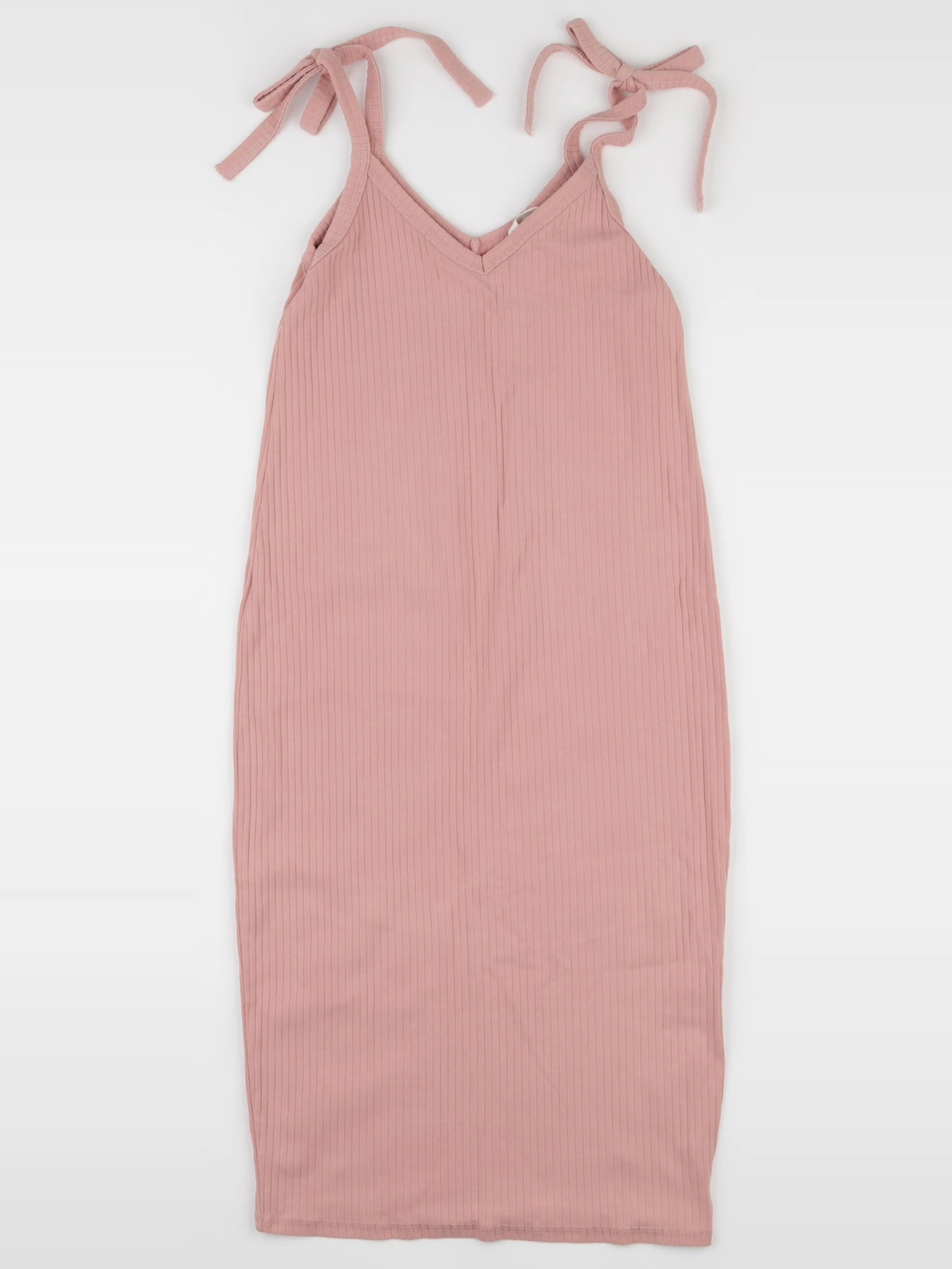 H&M - robe grossesse rose - s