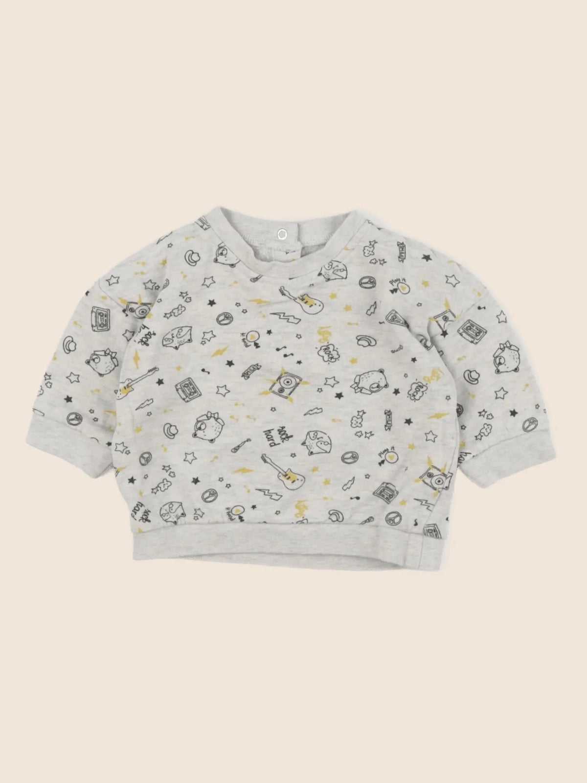 Vertbaudet - sweat multicolore - 3 mois