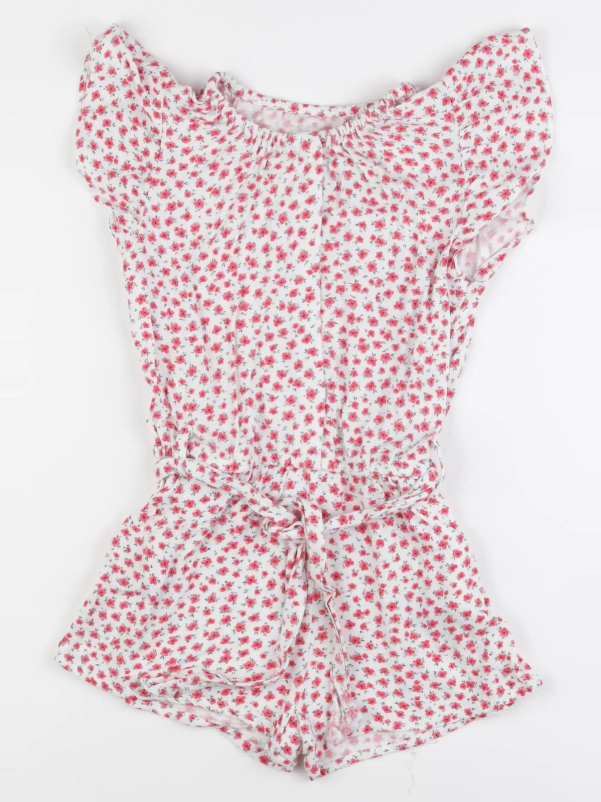 Vertbaudet - combinaison blanc, rouge - 7 ans