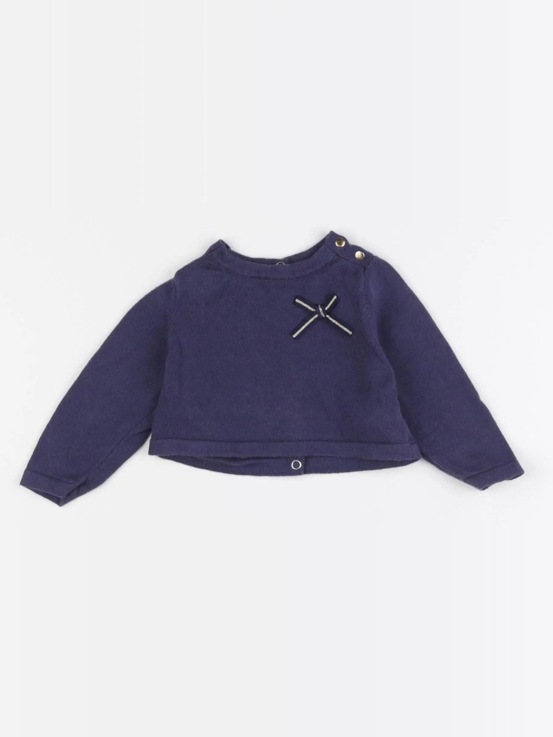Tape à l'oeil - pull bleu - 6 mois