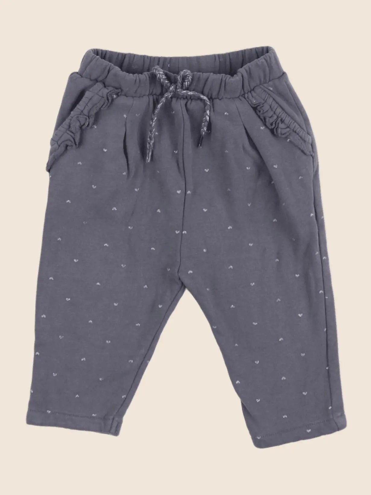 Vertbaudet - jogging gris, argent - 6 mois