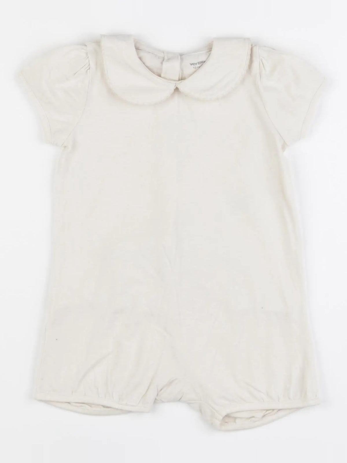 Vertbaudet - combinaison beige - 12 mois