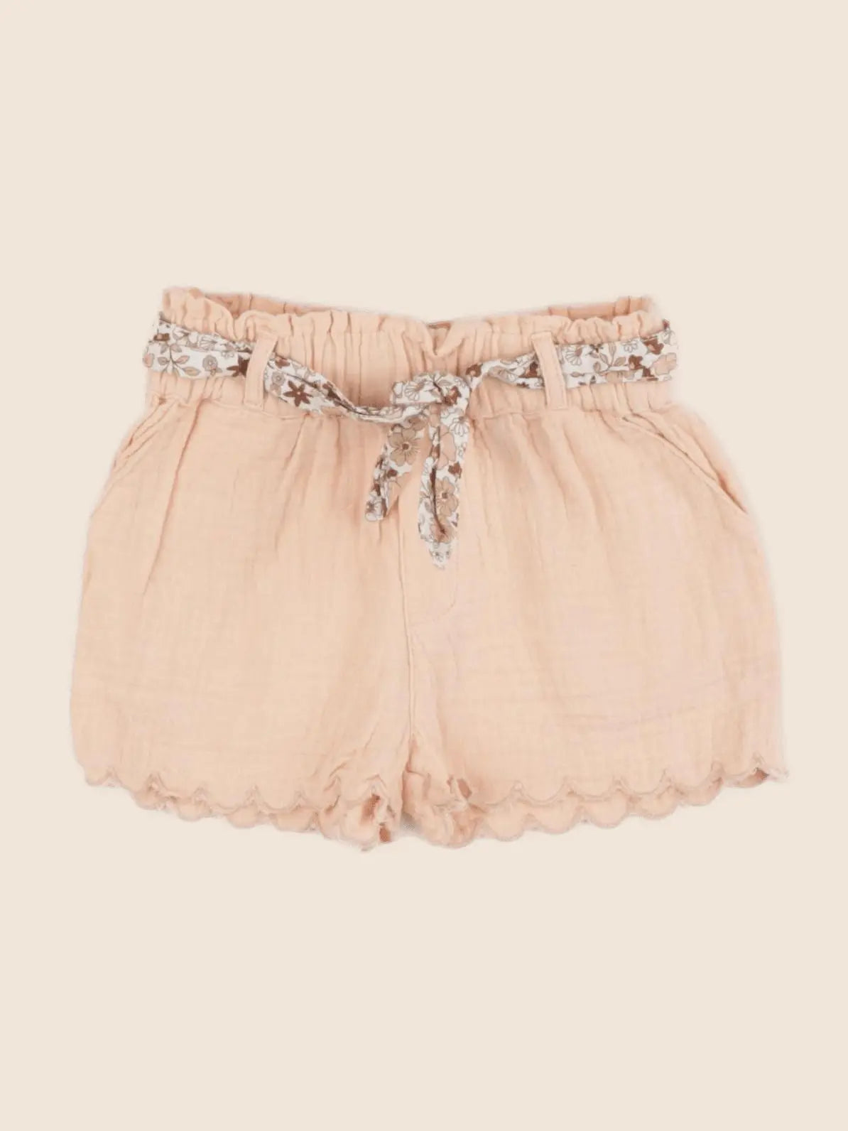 Vertbaudet - short orange - 12 mois