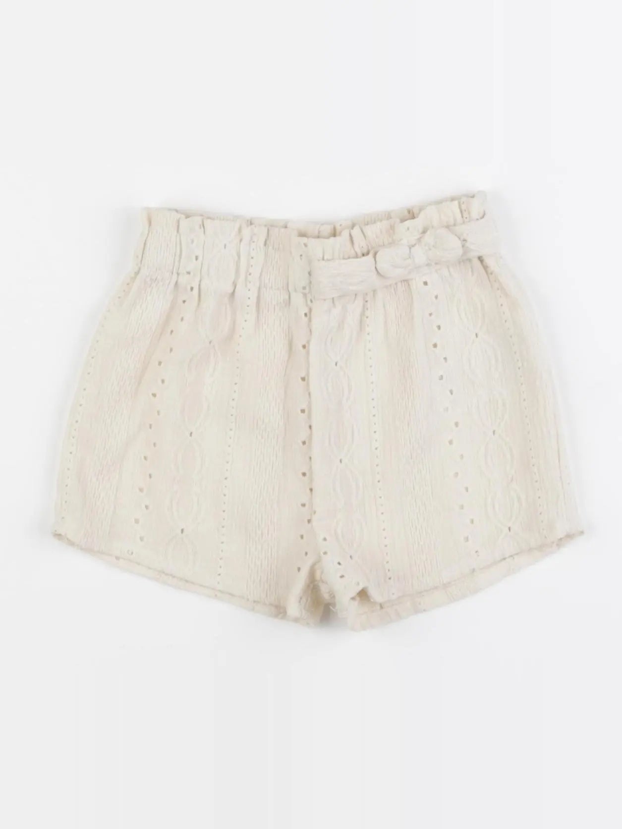 Vertbaudet - short beige - 12 mois