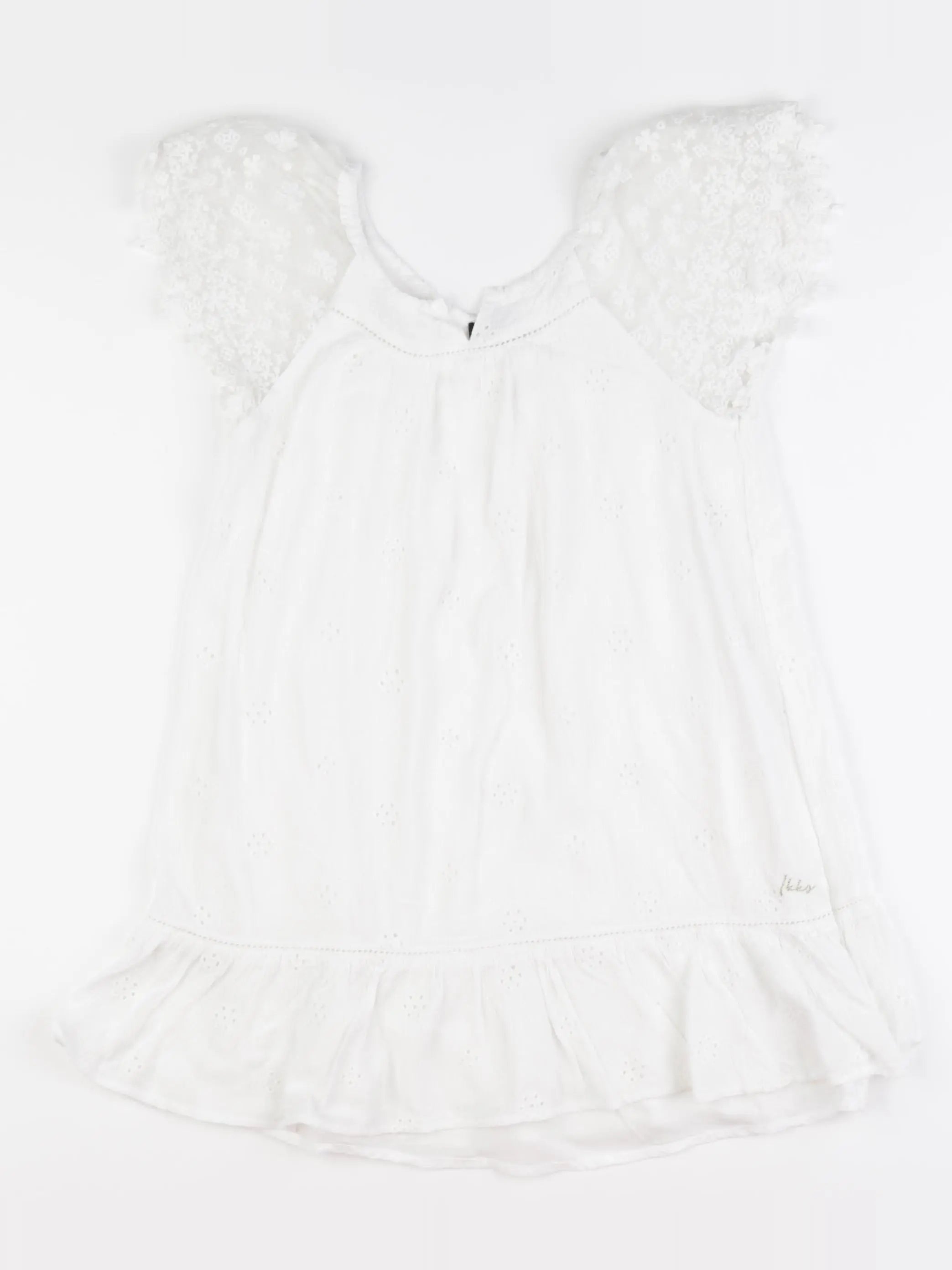 IKKS - robe blanc - 6 ans