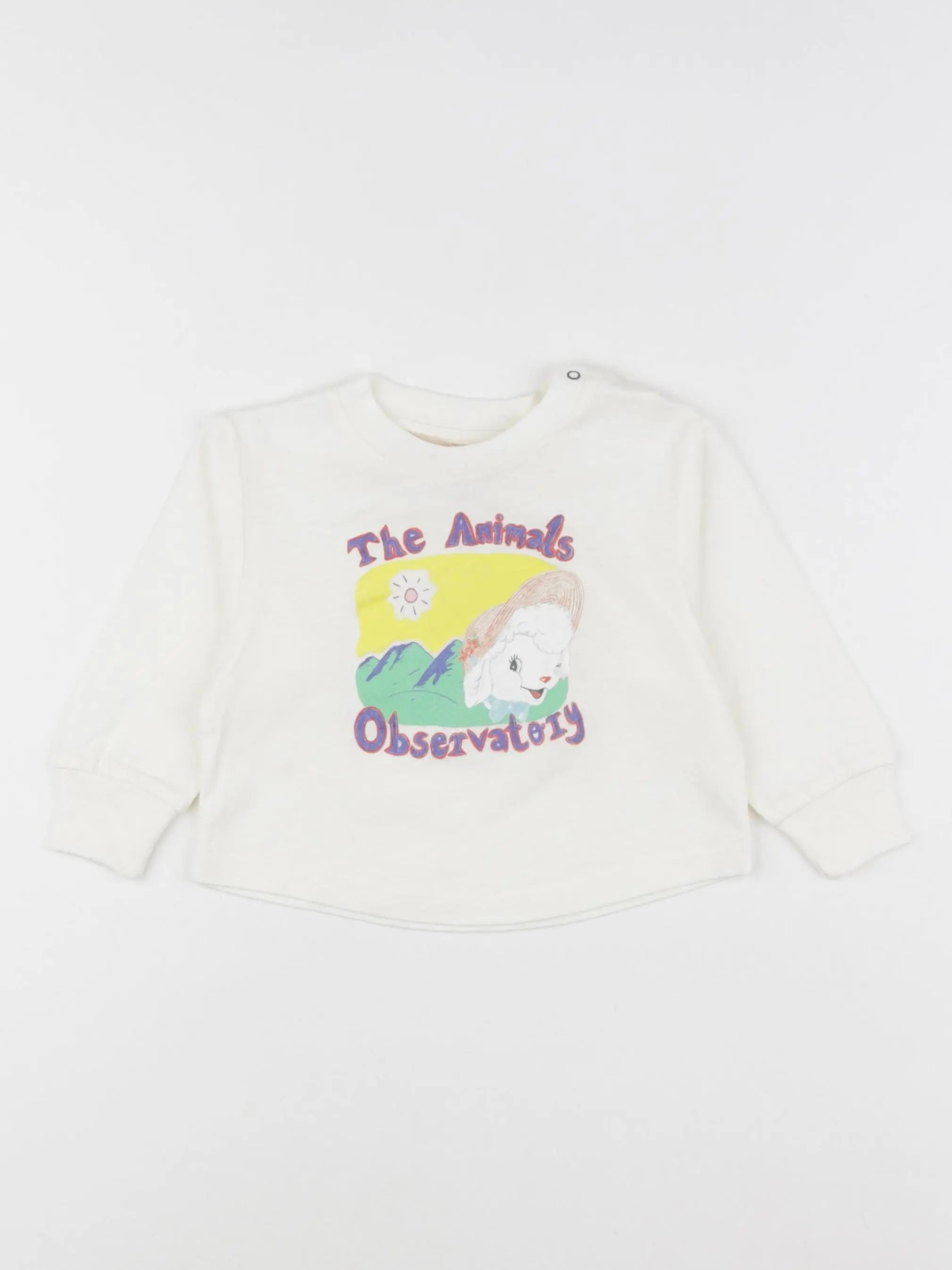 The animals observatory - tee-shirt beige - 6 mois