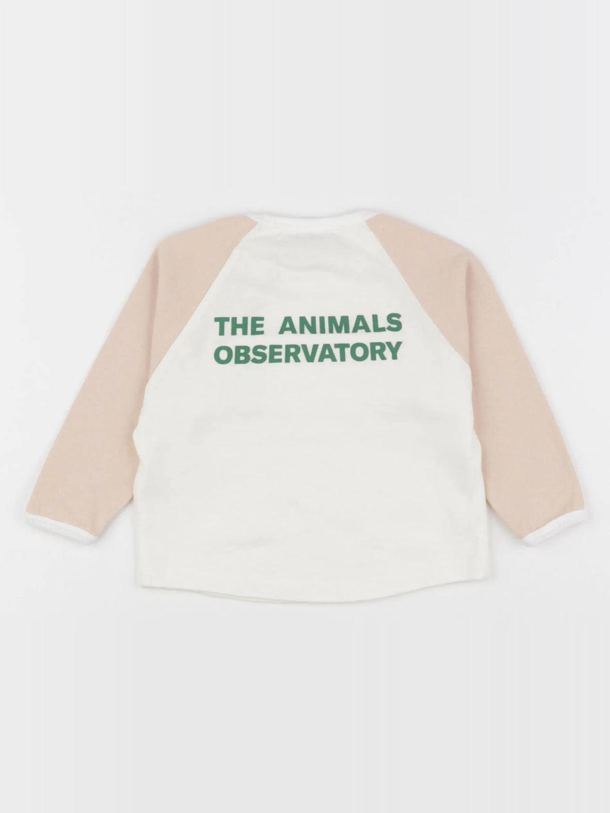 The animals observatory - tee-shirt imprimé au dos blanc, rose - 6 mois