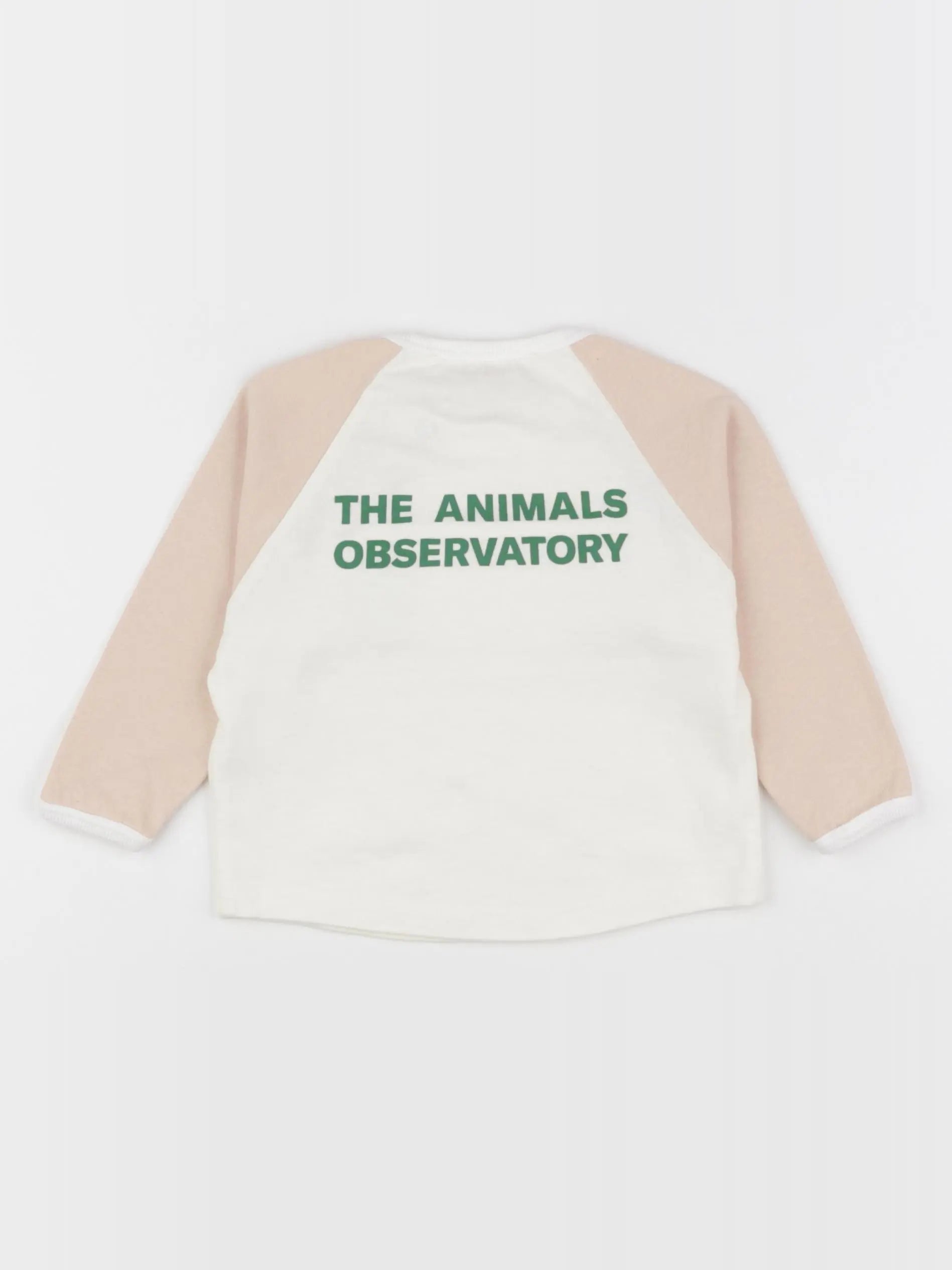 The animals observatory - tee-shirt imprimé au dos blanc, rose - 6 mois