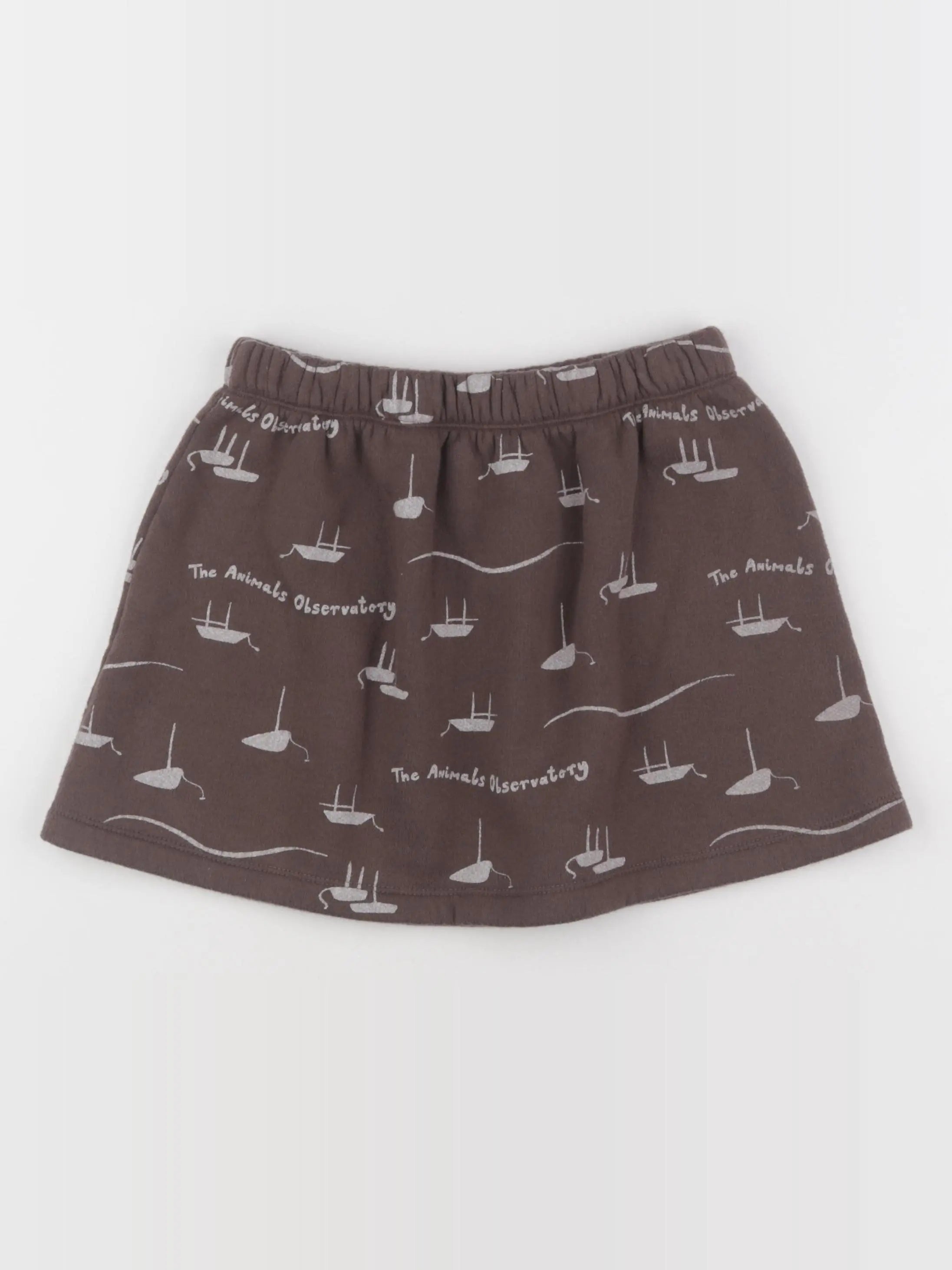 The animals observatory - jupe marron - 8 ans